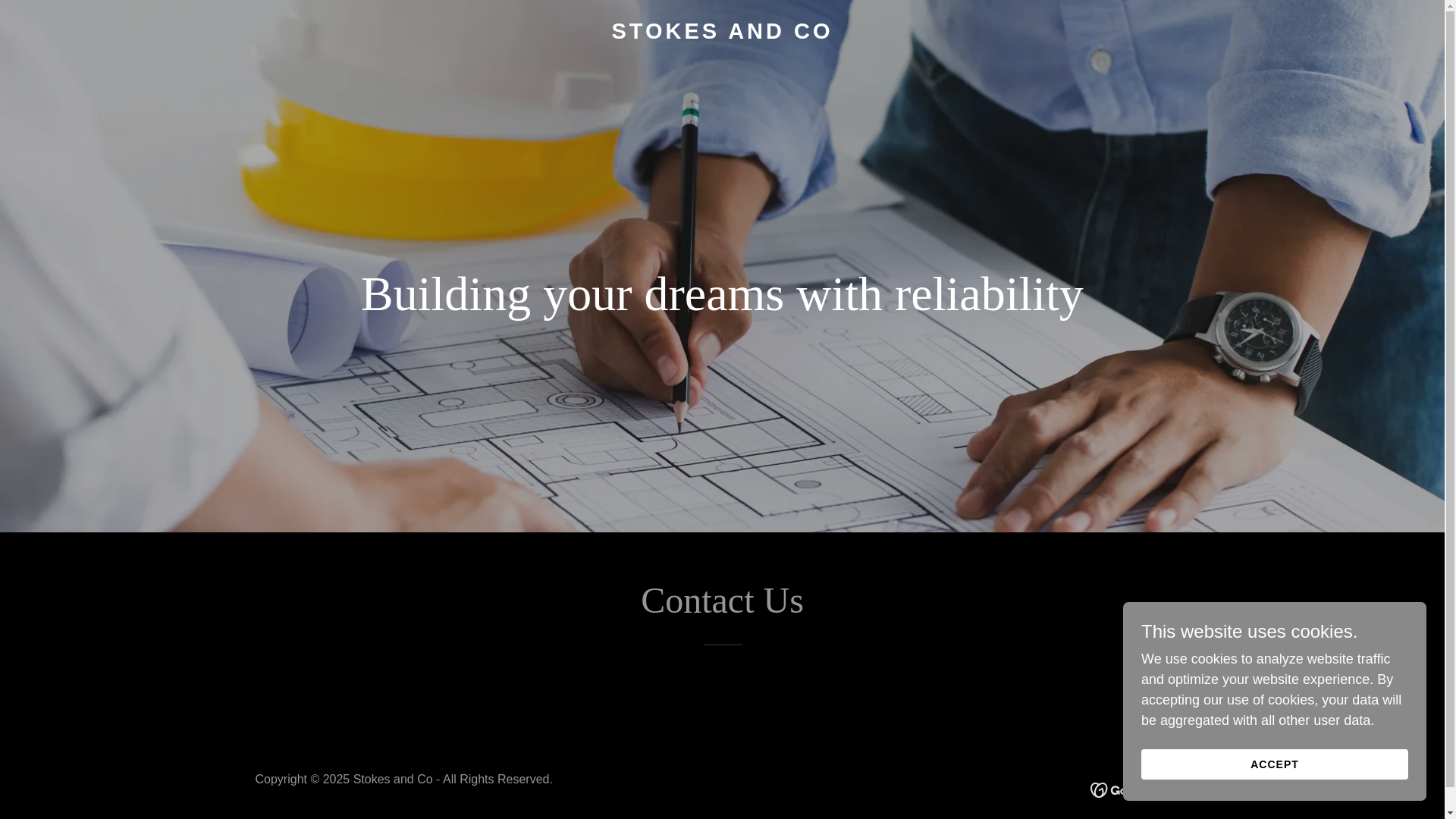 website screenshot of https://stokesandco.co.za/