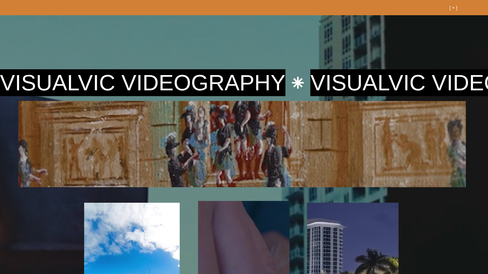 website screenshot of https://visualvicvision.com/