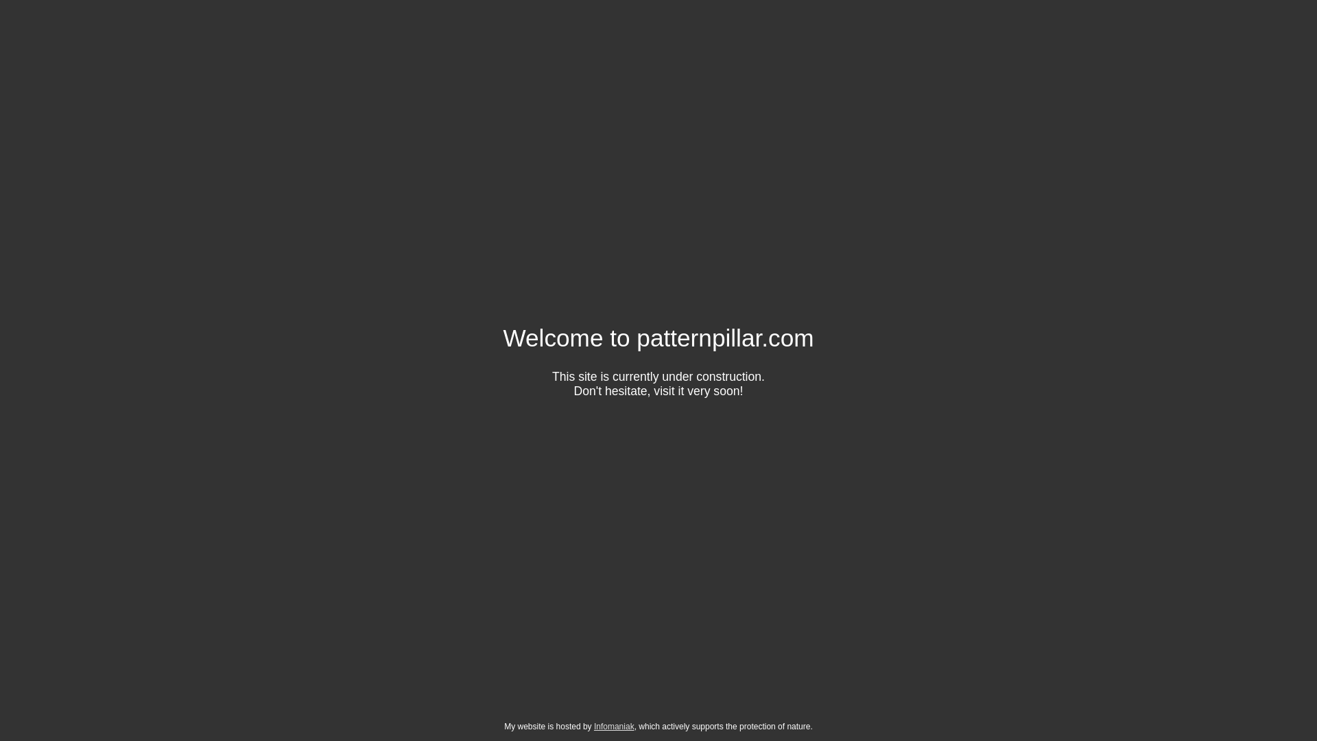 website screenshot of https://patternpillar.com/