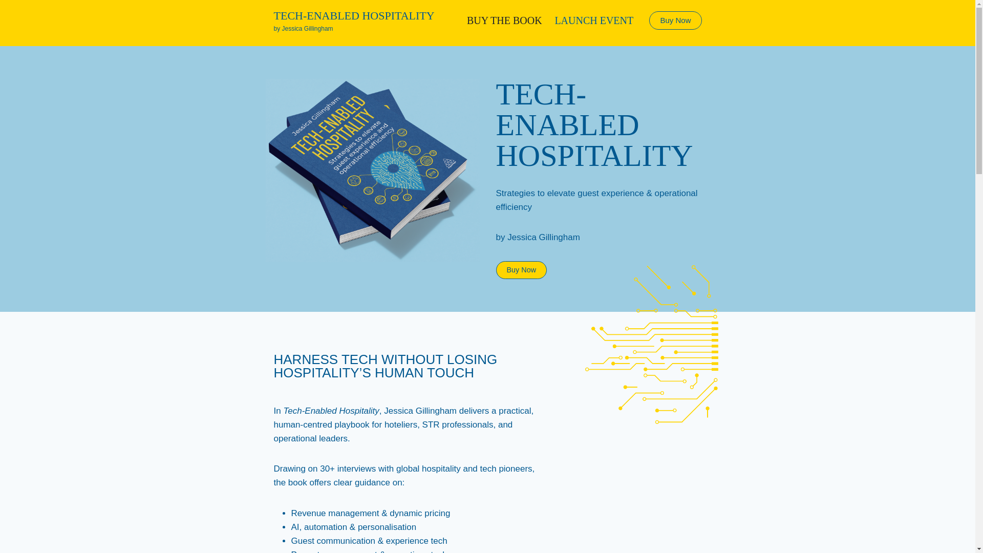 website screenshot of https://tech-enabledhospitality.co.uk/