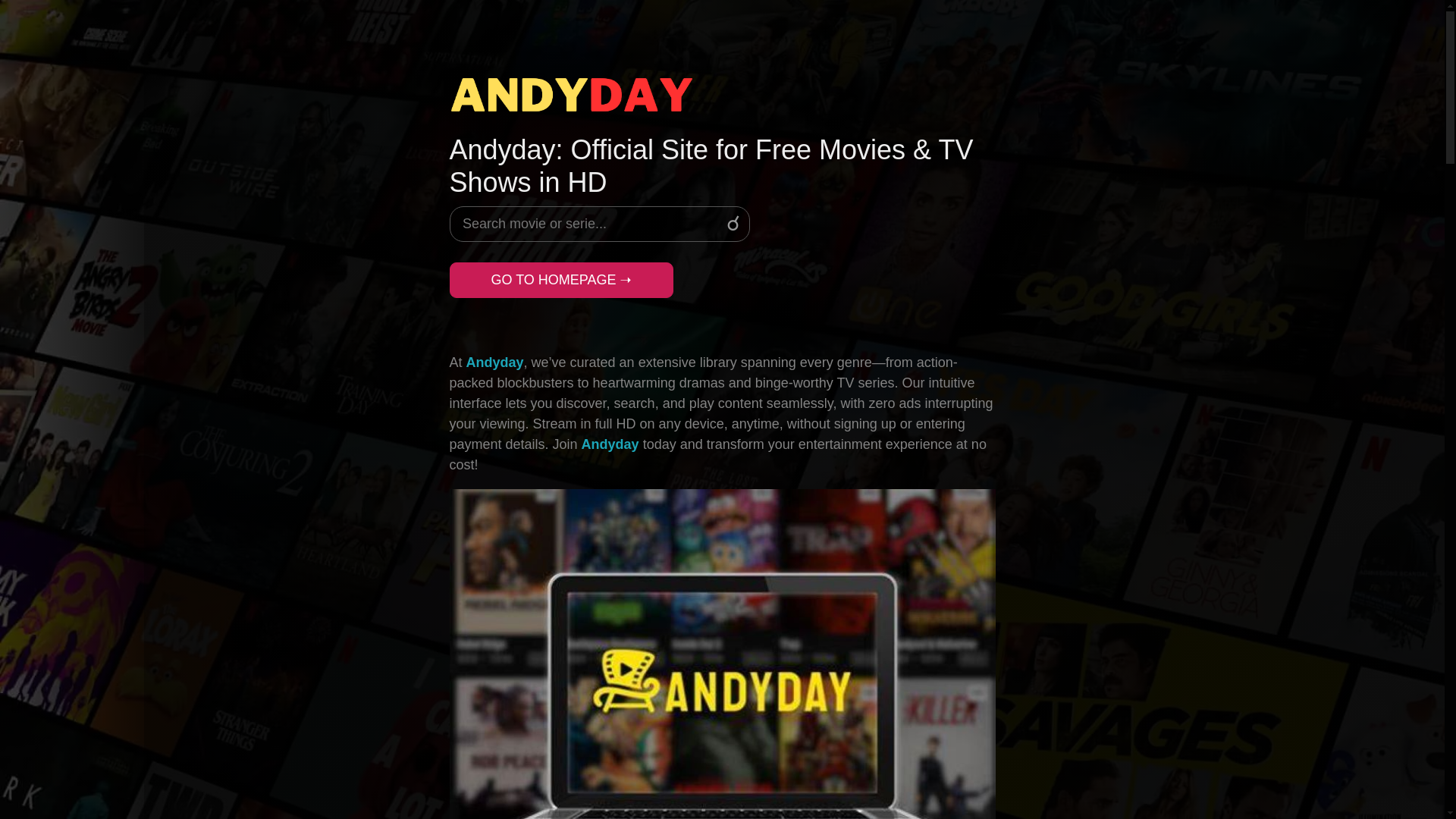 website screenshot of https://andyday-store-uy6.pages.dev/