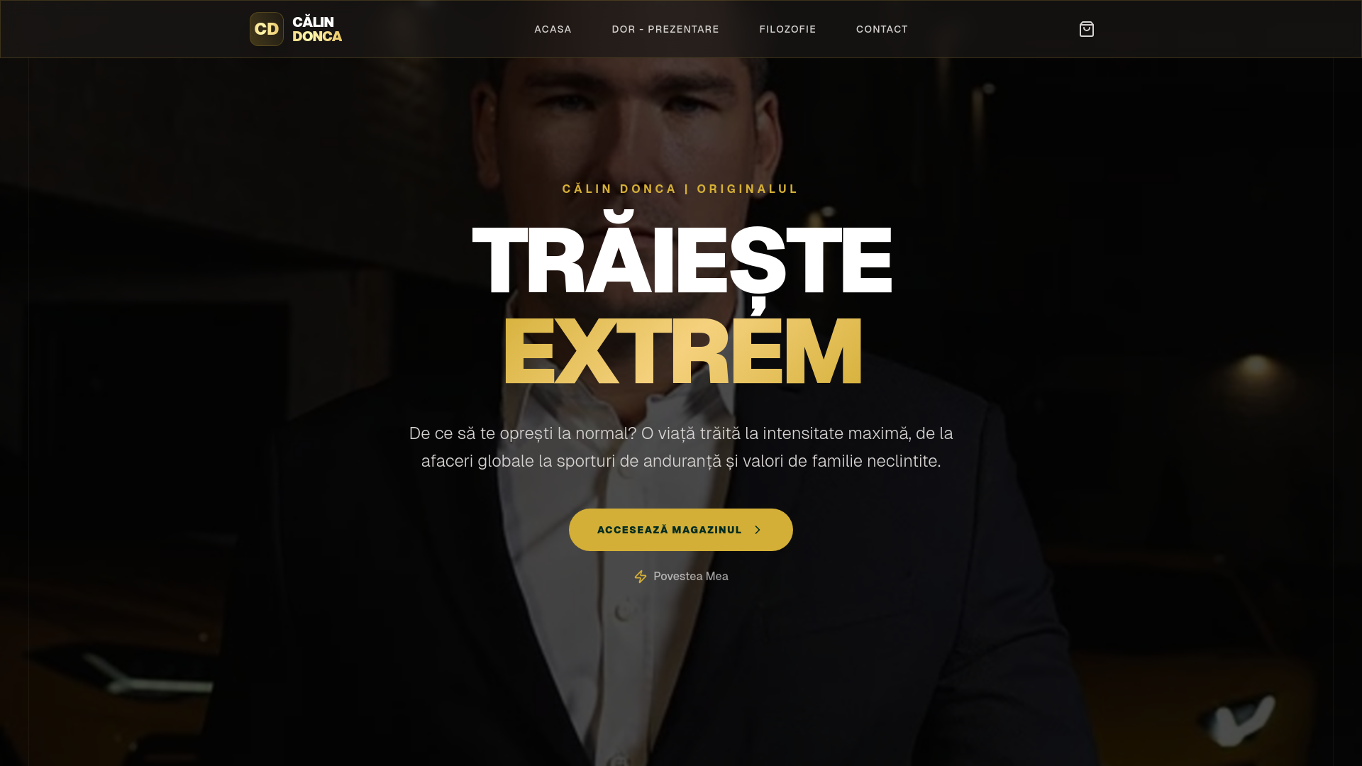 website screenshot of https://calindonca.top/