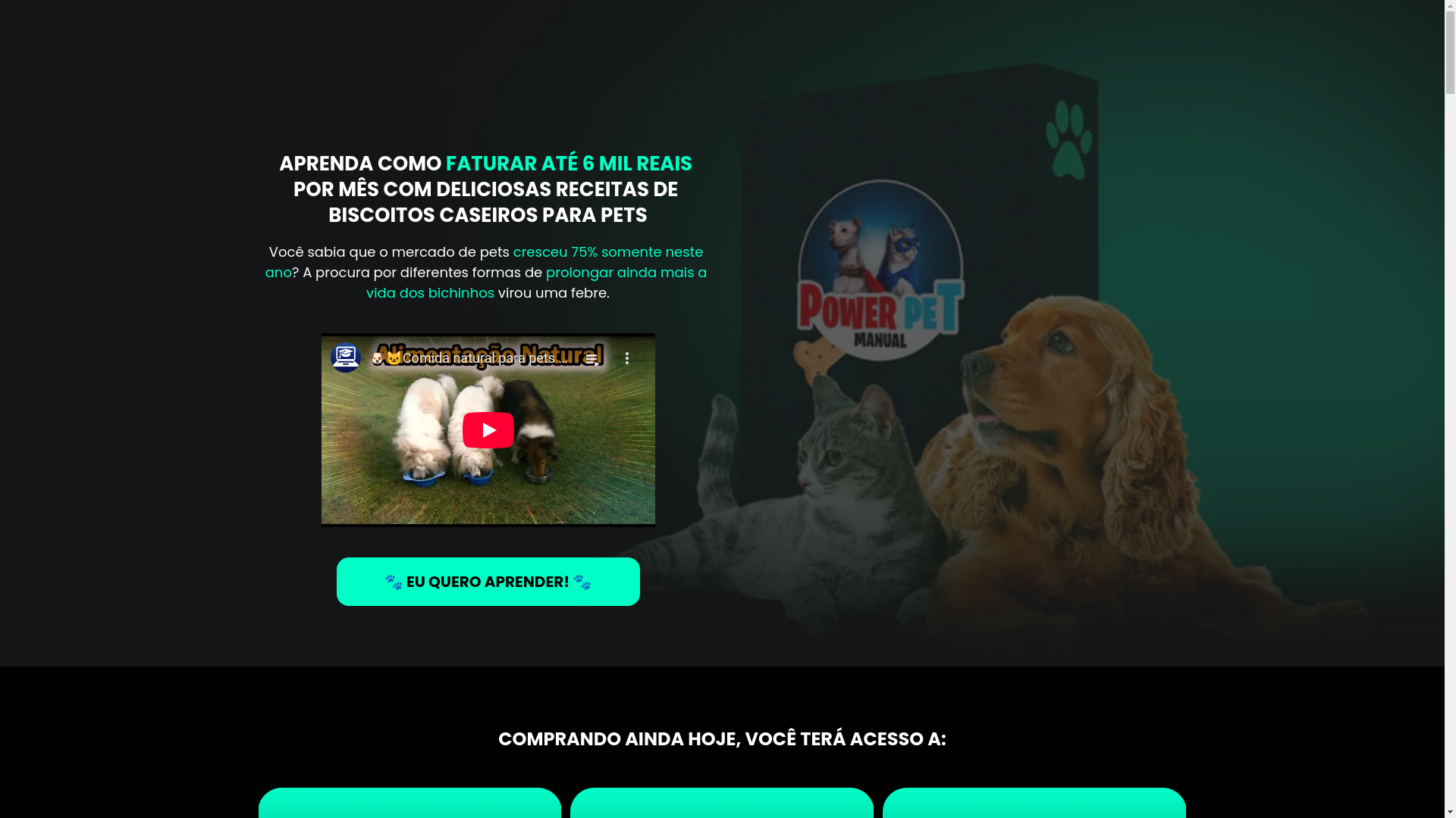 website screenshot of https://manualpet.store/