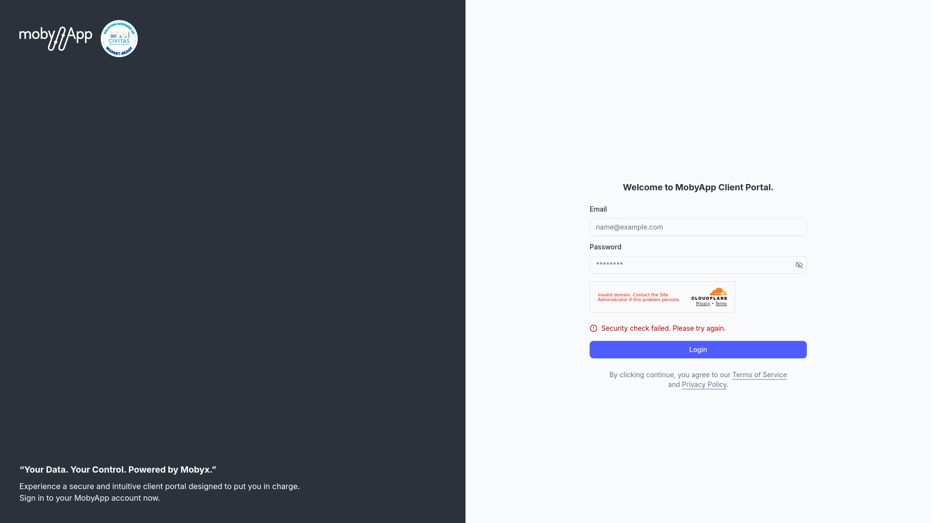 website screenshot of https://temp-client-shadcn.pages.dev/