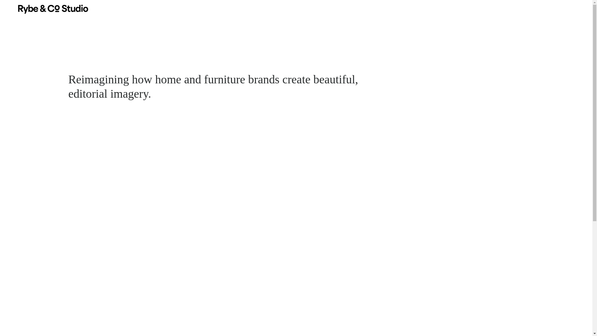 website screenshot of https://rybeandcostudio.com/
