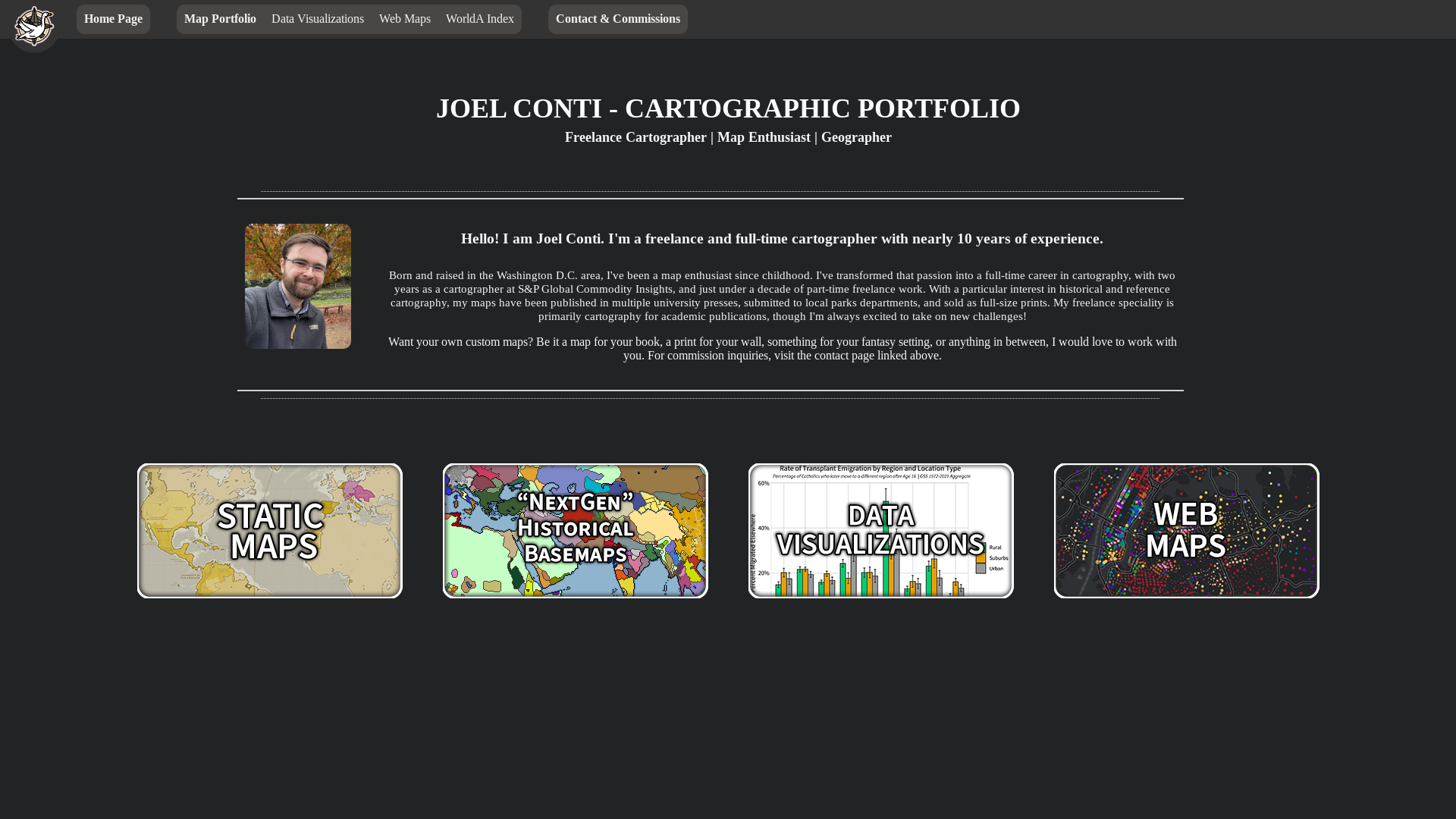 website screenshot of https://conticartography.pages.dev/