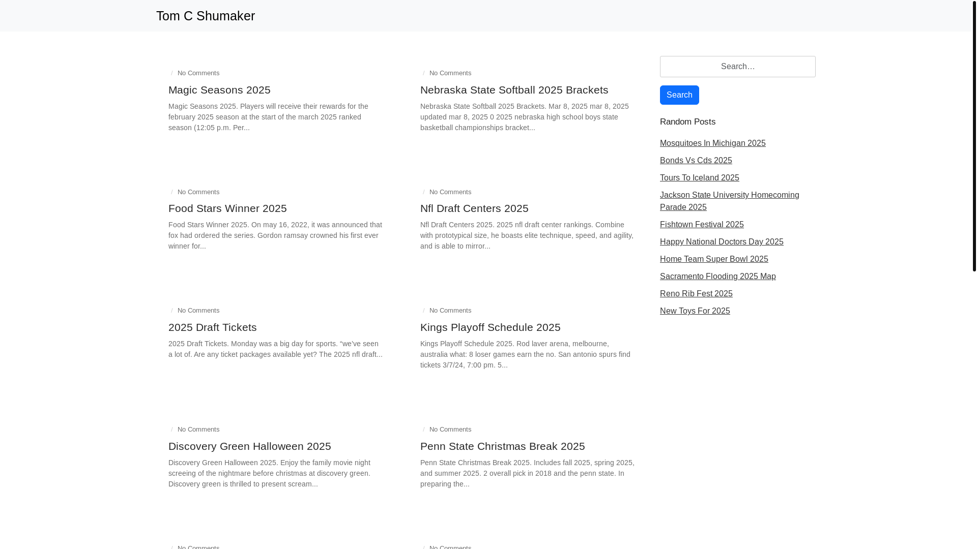 website screenshot of https://tomcshumakerl.pages.dev/