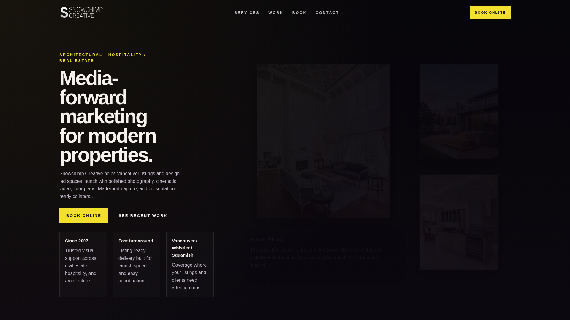 website screenshot of https://snowchimpfrontend.pages.dev/