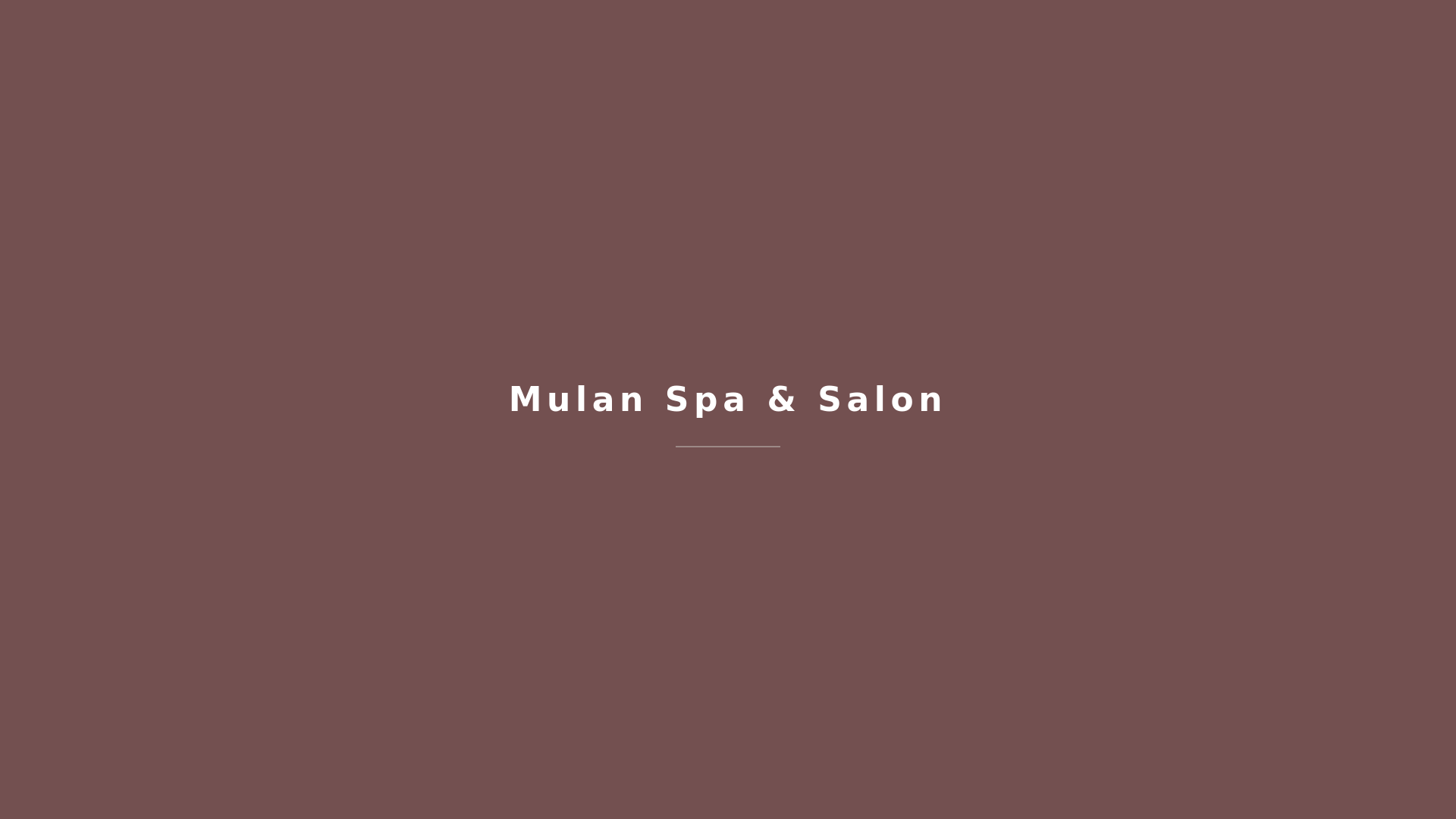 website screenshot of https://mulan-spa-salon.pages.dev/