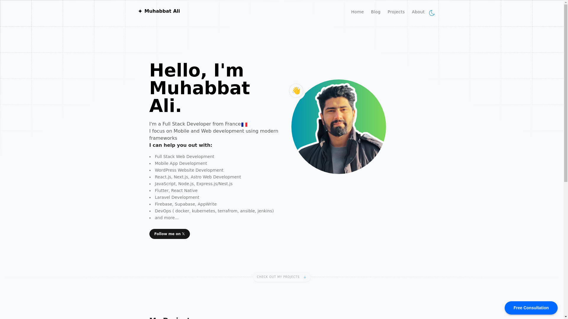 website screenshot of https://muhabbat-dev-github-io.pages.dev/