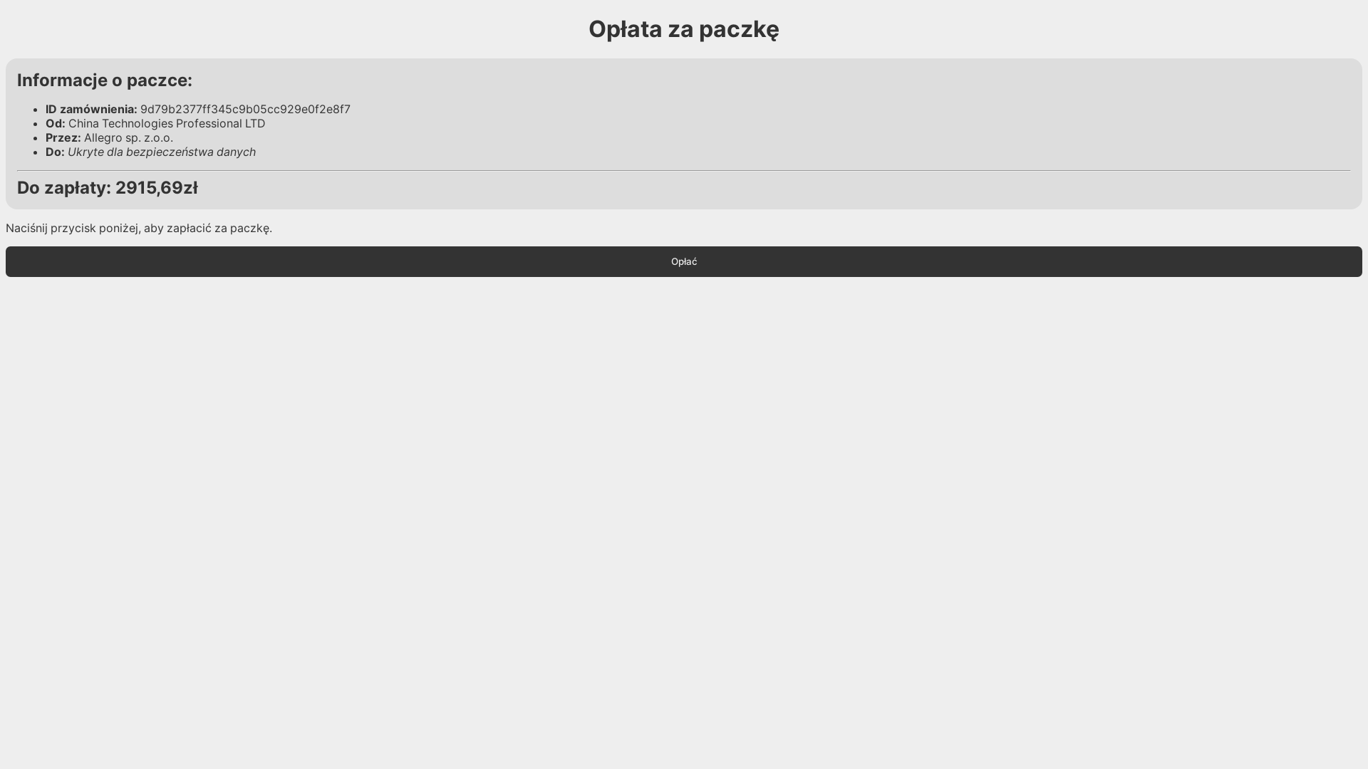 website screenshot of https://paczka.pages.dev/