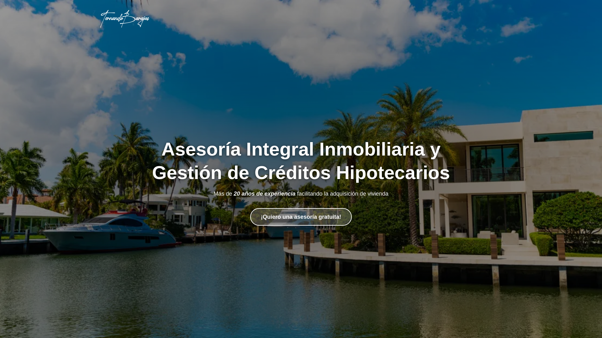 website screenshot of https://ferbarajass.com/