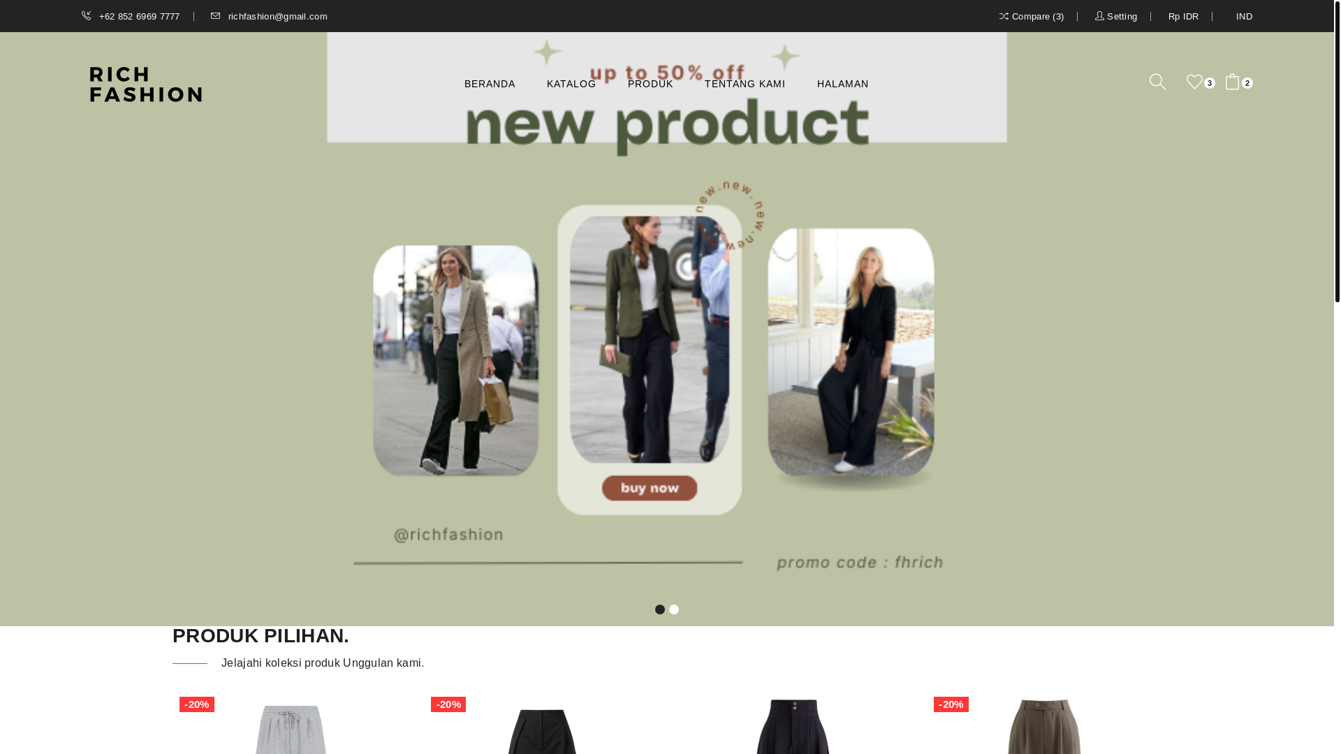 website screenshot of https://rich-fasion.pages.dev/