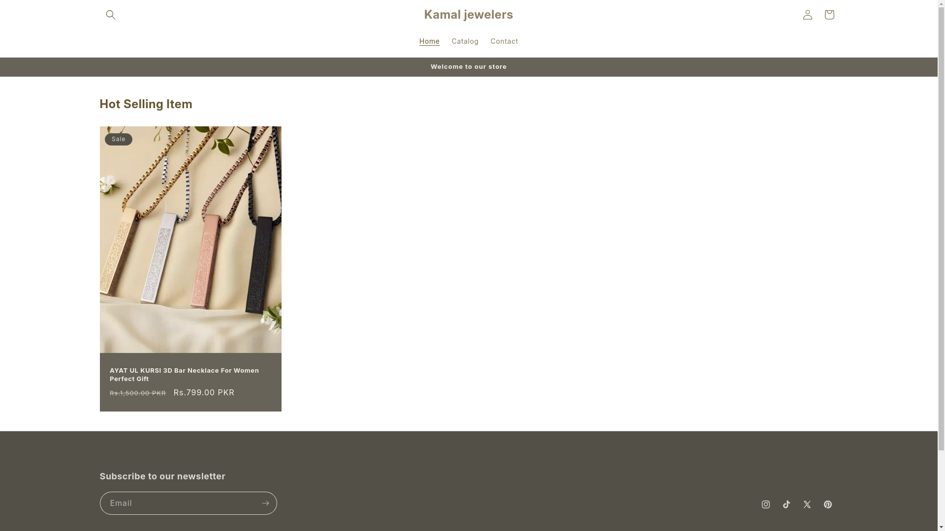 website screenshot of https://kamaljewelers.shop/
