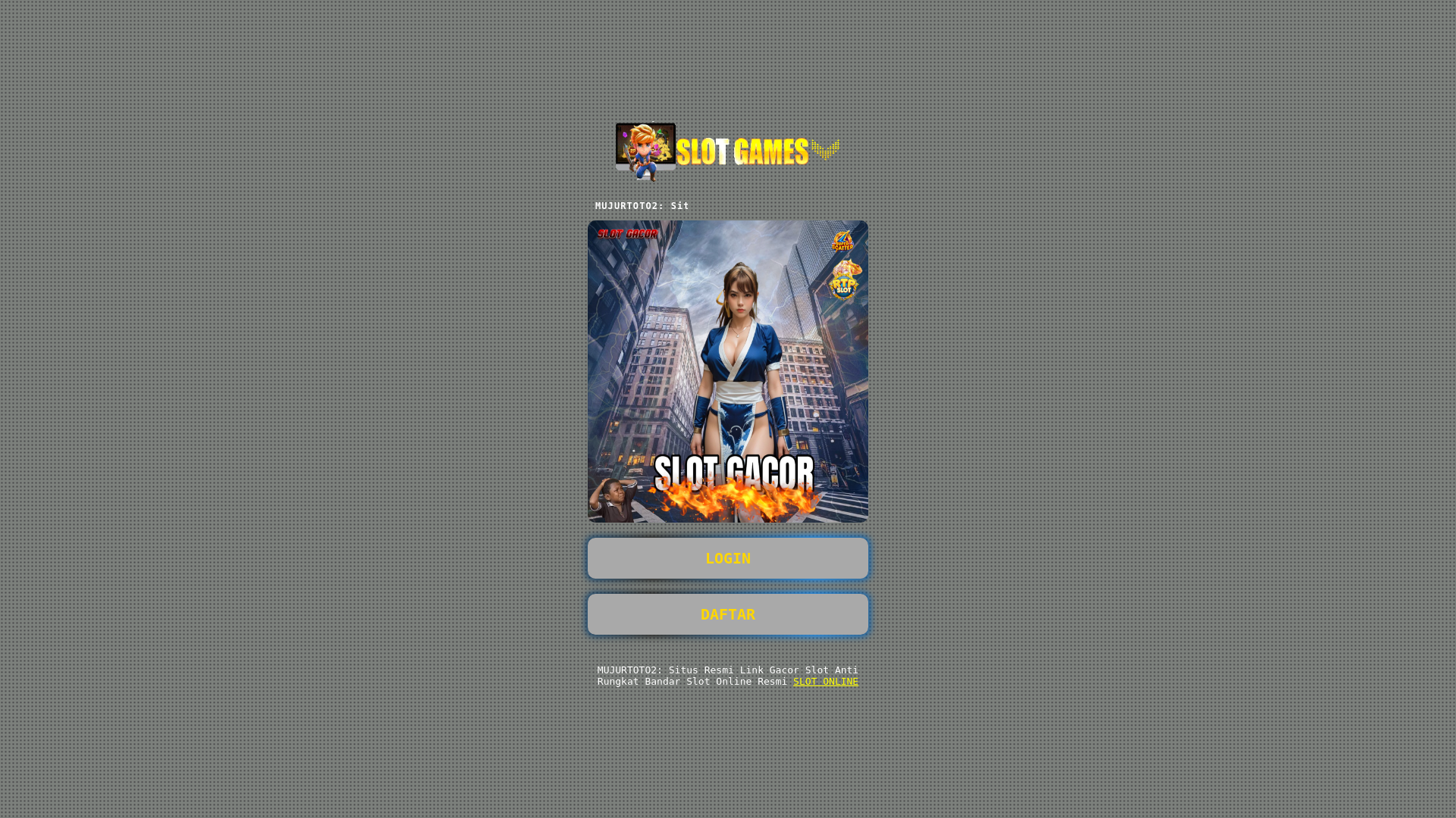 website screenshot of https://mujurtoto2-elanpd-datukmarringgit.pages.dev/