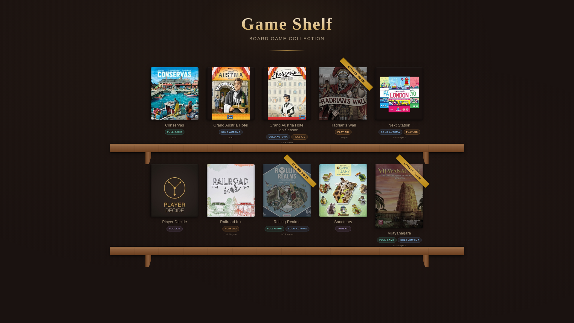 website screenshot of https://game-shelf.pages.dev/