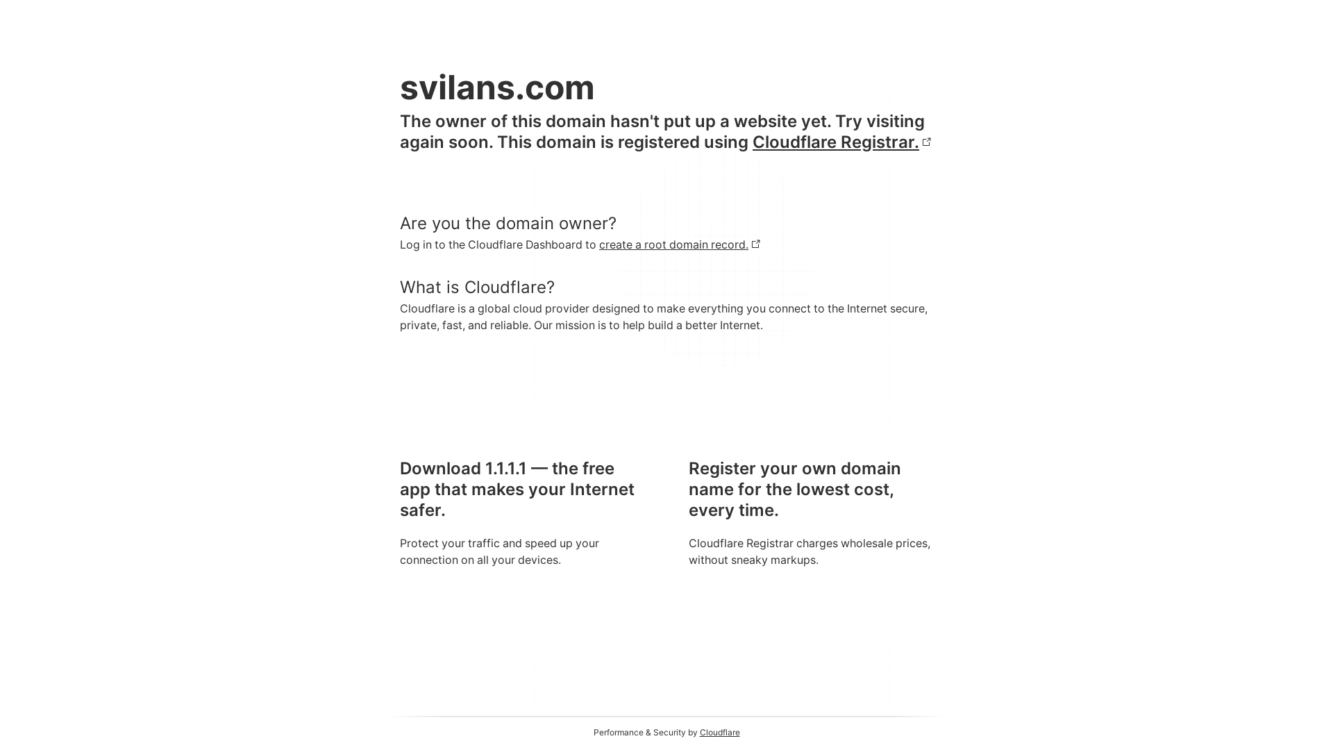 website screenshot of https://svilans.com/