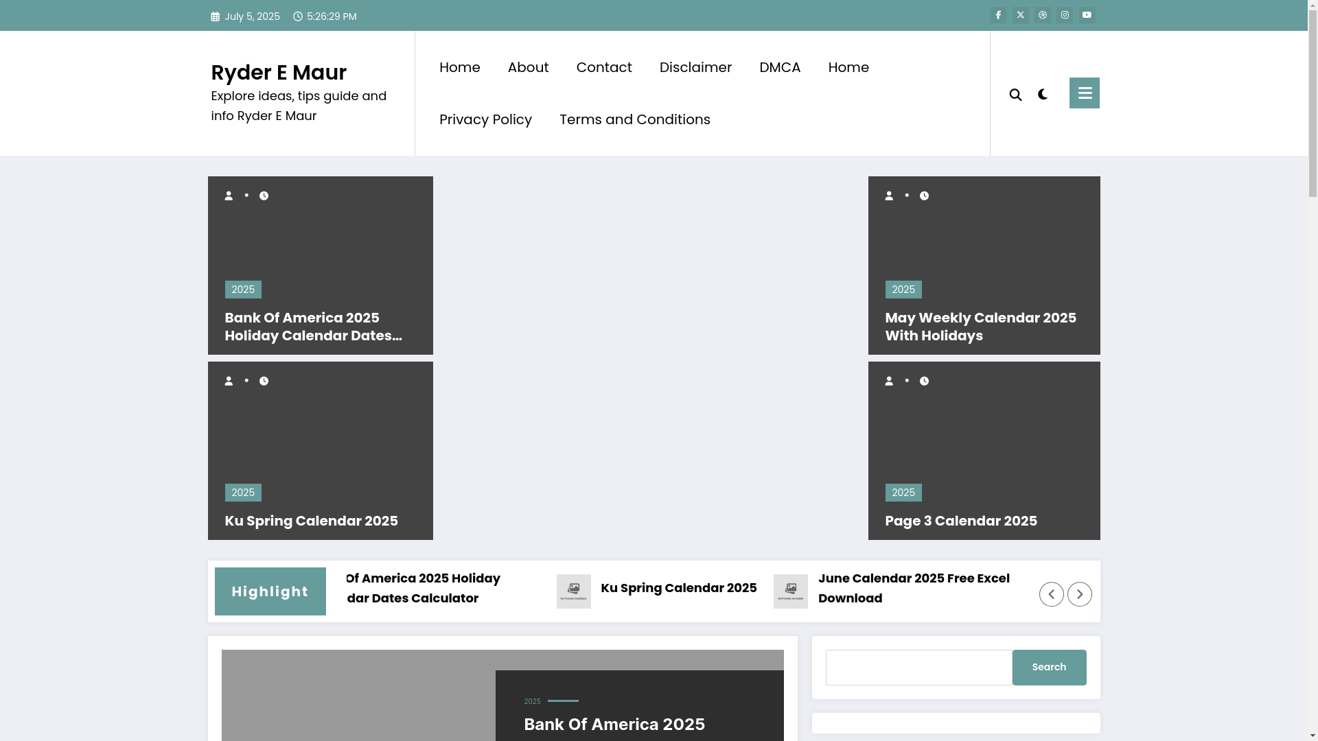 website screenshot of https://ryderemaur.pages.dev/