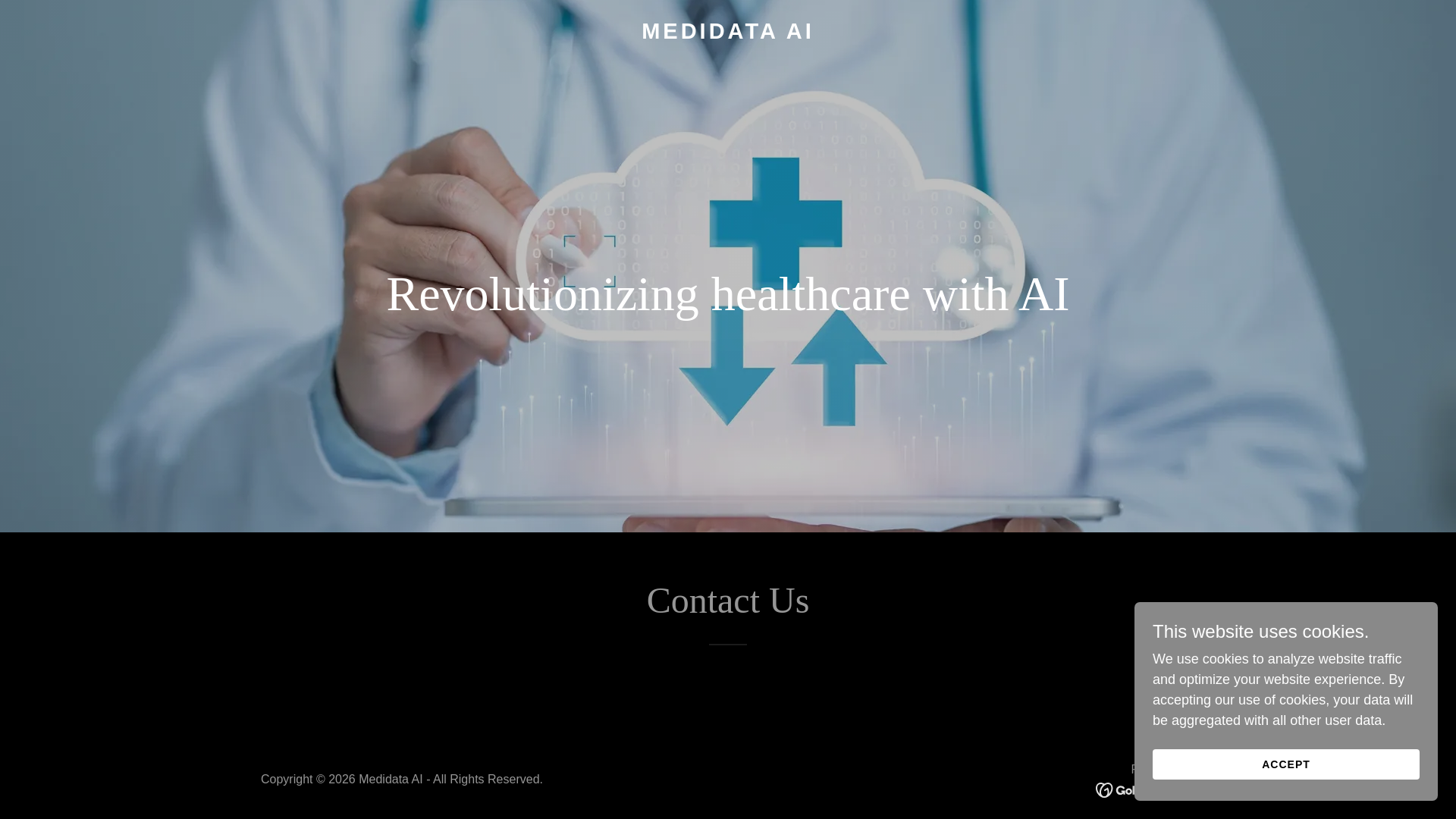 website screenshot of https://medidata-ai.com