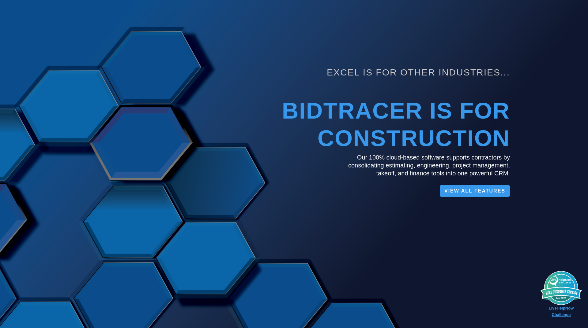 website screenshot of https://bidtracer.com/