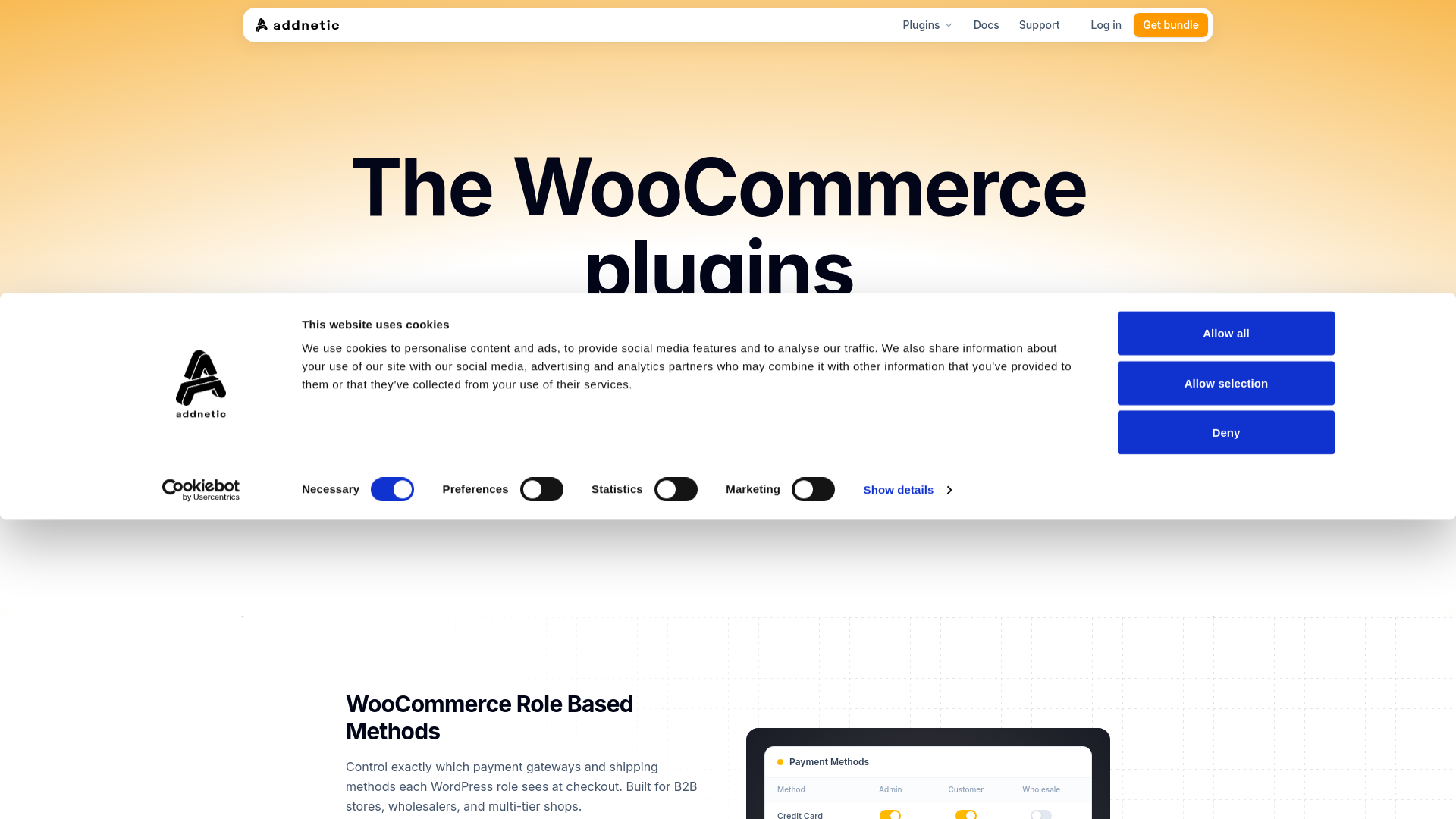 website screenshot of https://addnetic.com