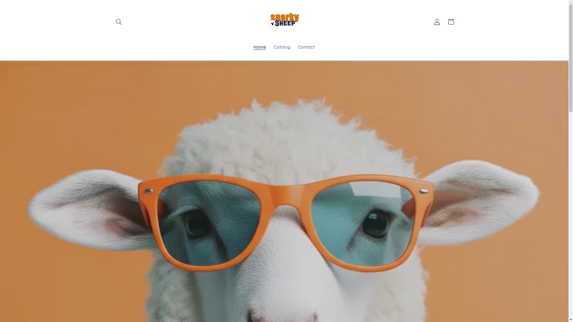 website screenshot of https://snarkysheep.com/