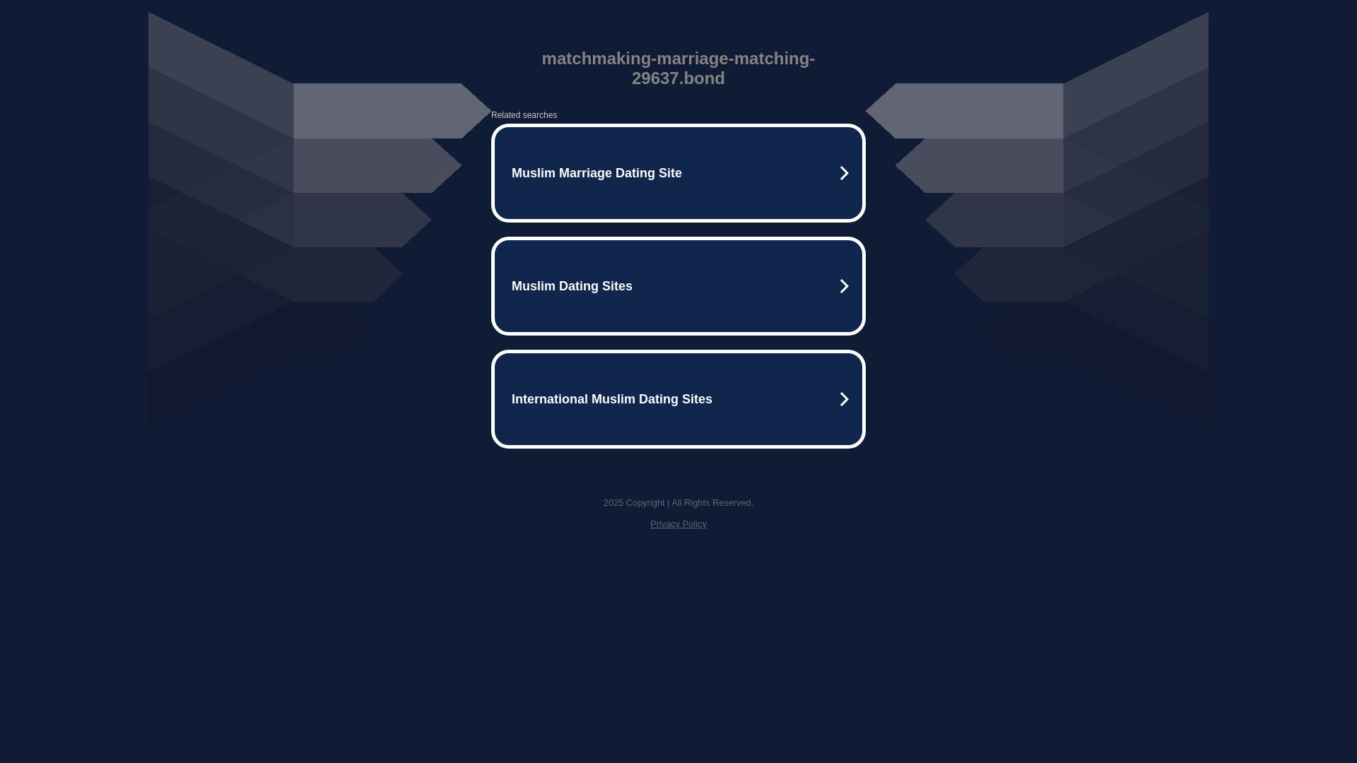 website screenshot of https://matchmaking-marriage-matching-29637.bond/