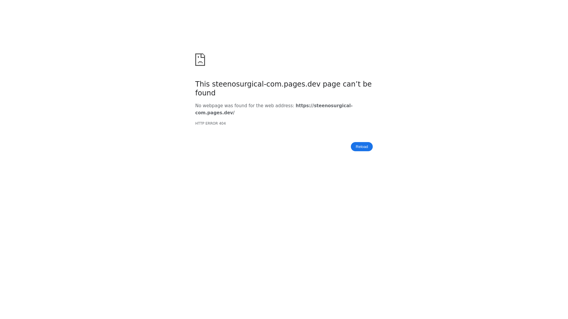 website screenshot of https://steenosurgical-com.pages.dev/