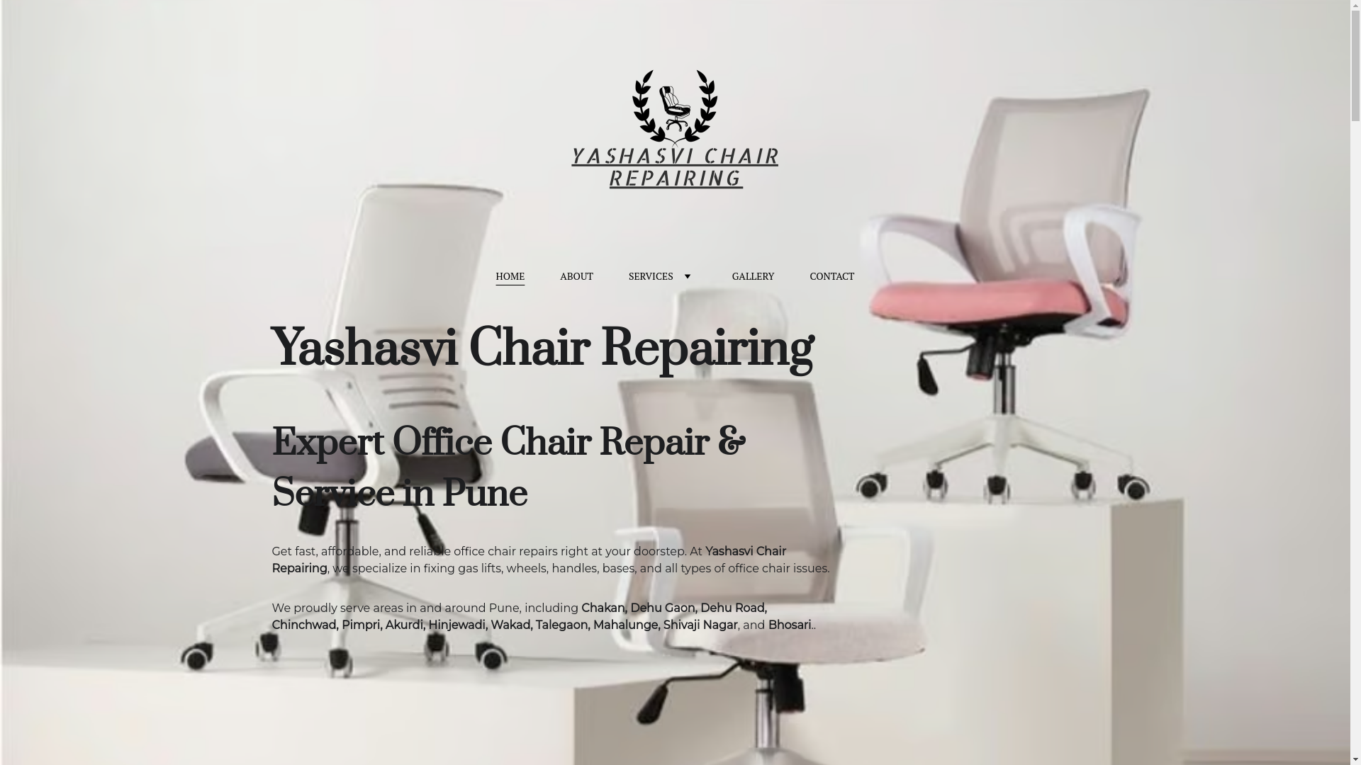 website screenshot of https://yashasvichairrepairing.in/