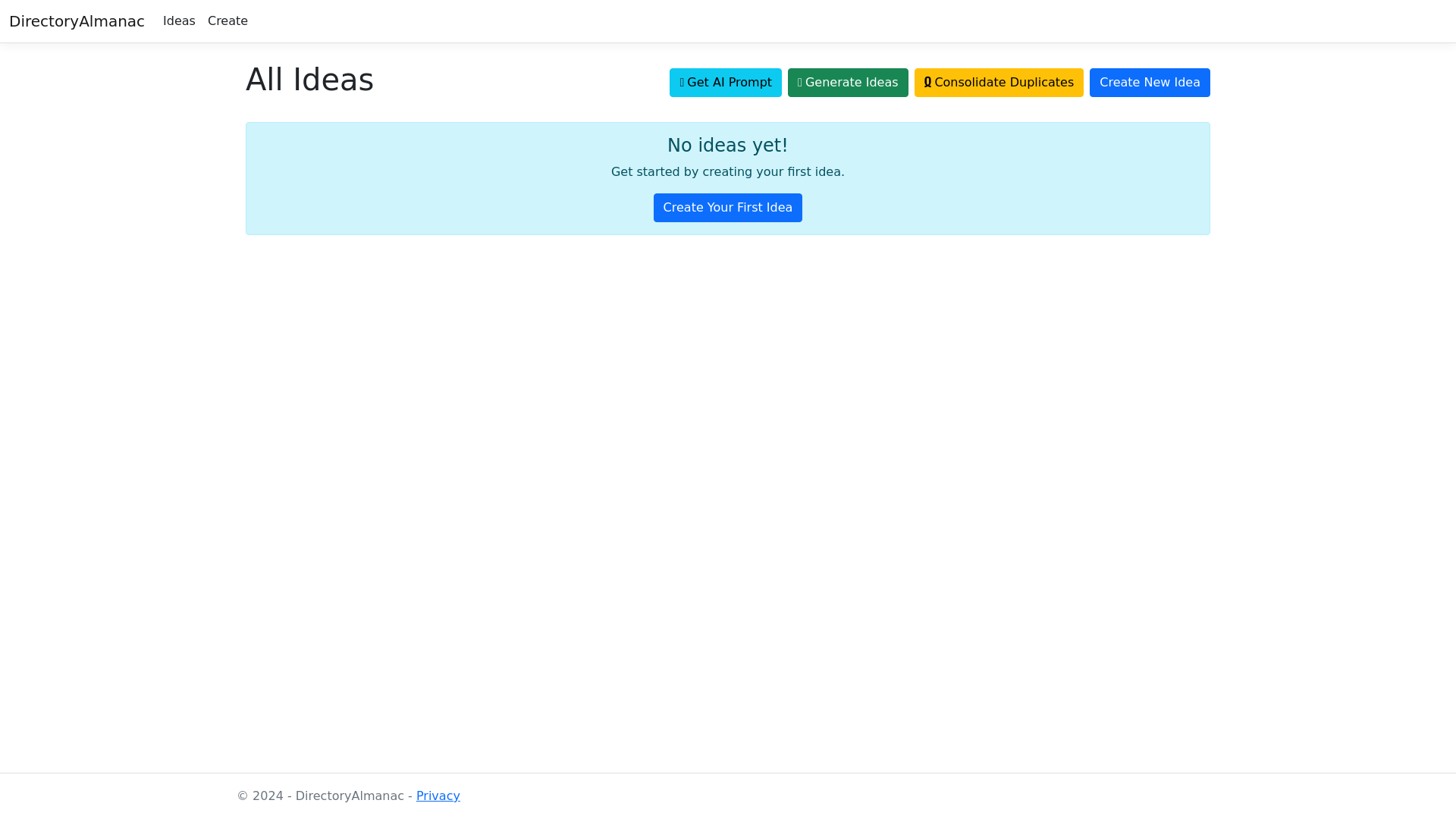 website screenshot of https://directoryalmanac.com/