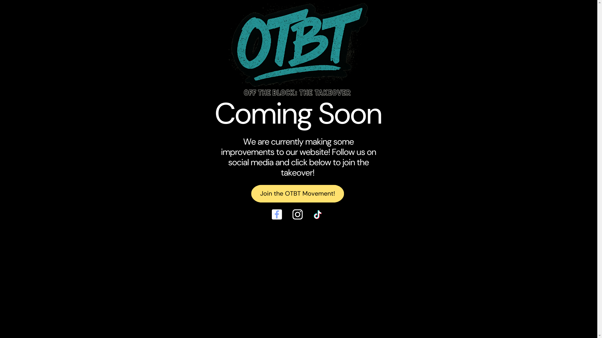 website screenshot of https://otbtakeover.org/