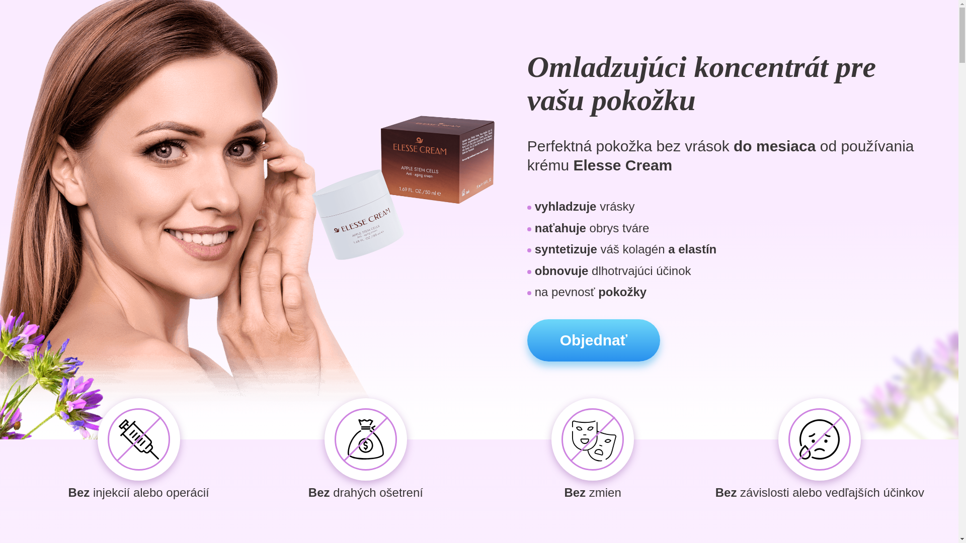 website screenshot of https://elesse-sk.store/