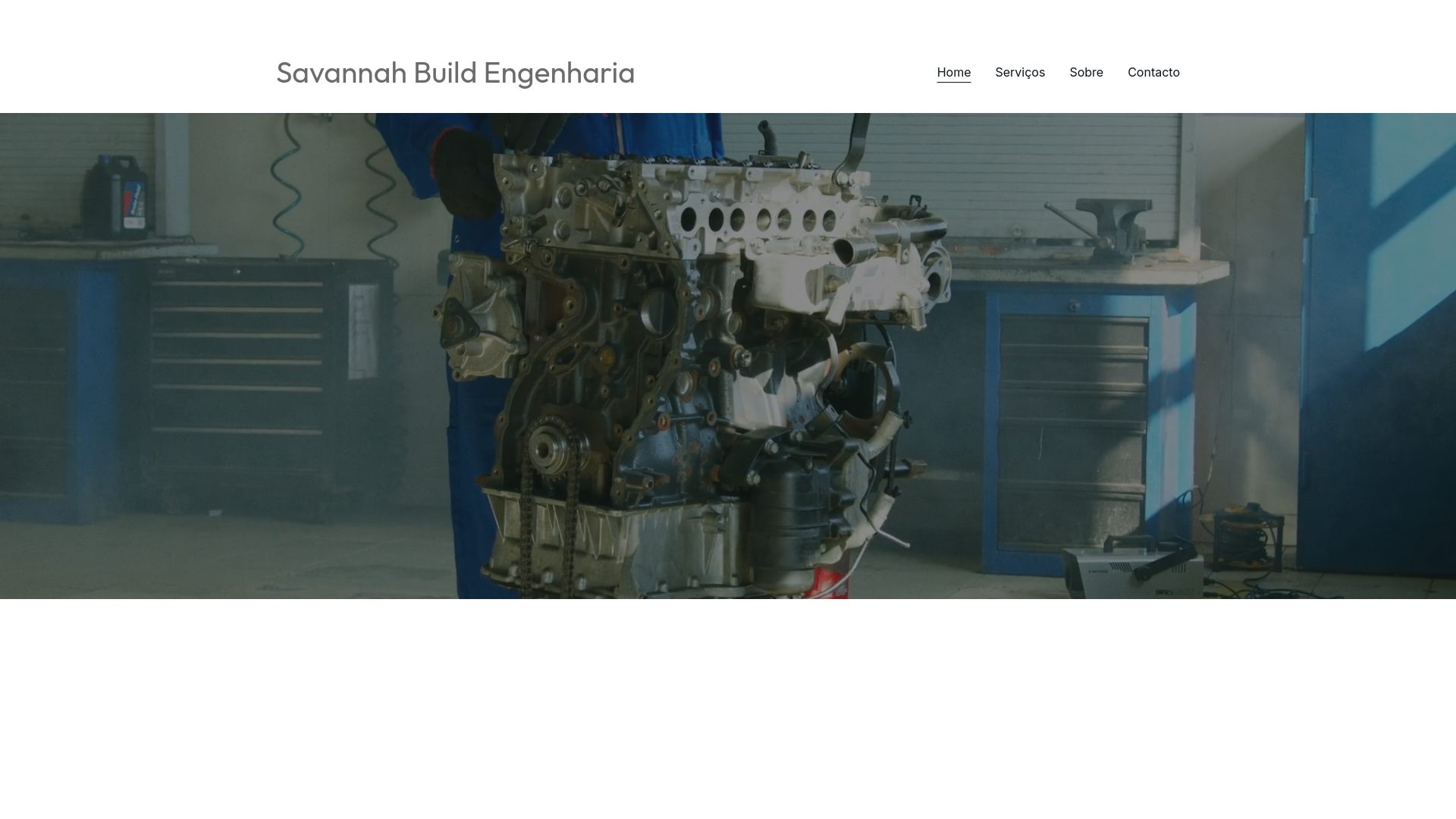 website screenshot of https://savannahbuild.pt/