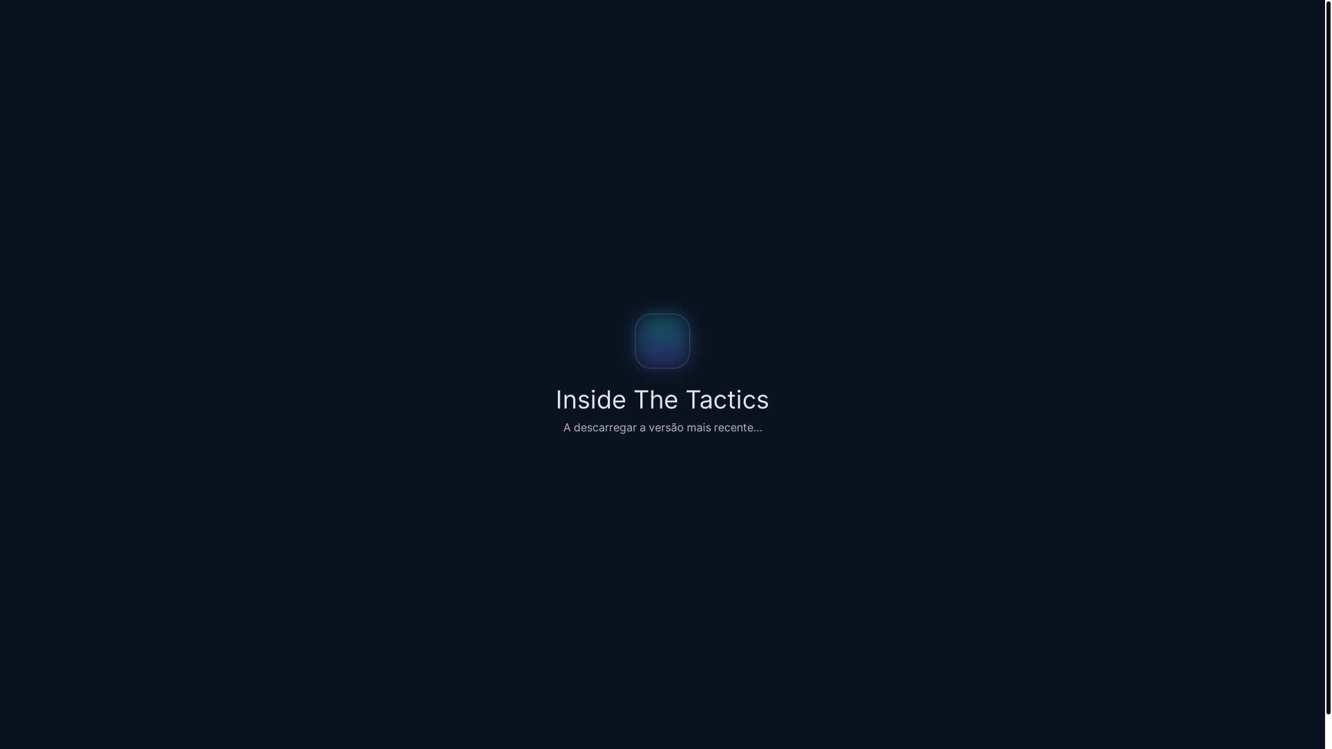website screenshot of https://insidethetactics.cloud/