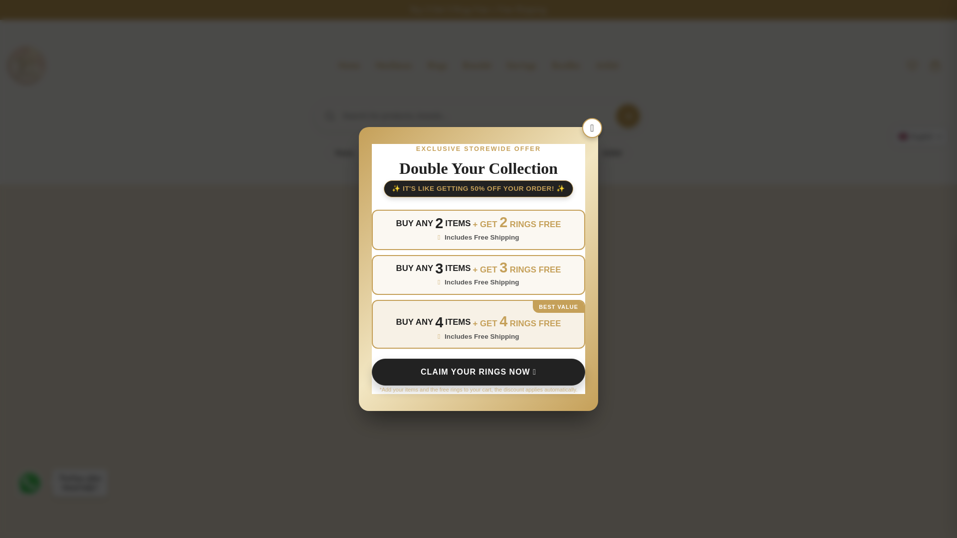 website screenshot of https://goldenaccessories-eg.com/