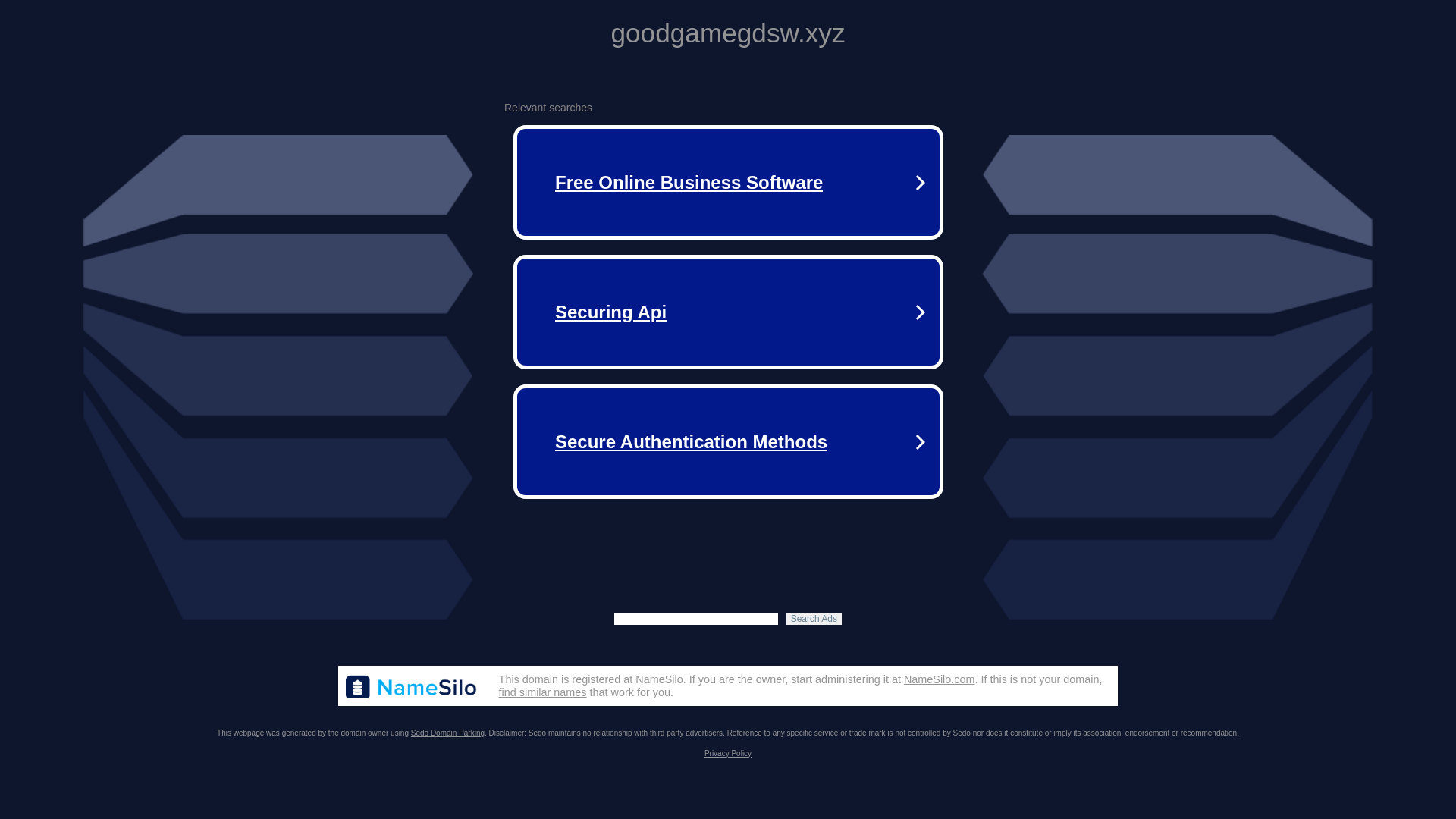 website screenshot of https://goodgamegdsw.xyz/