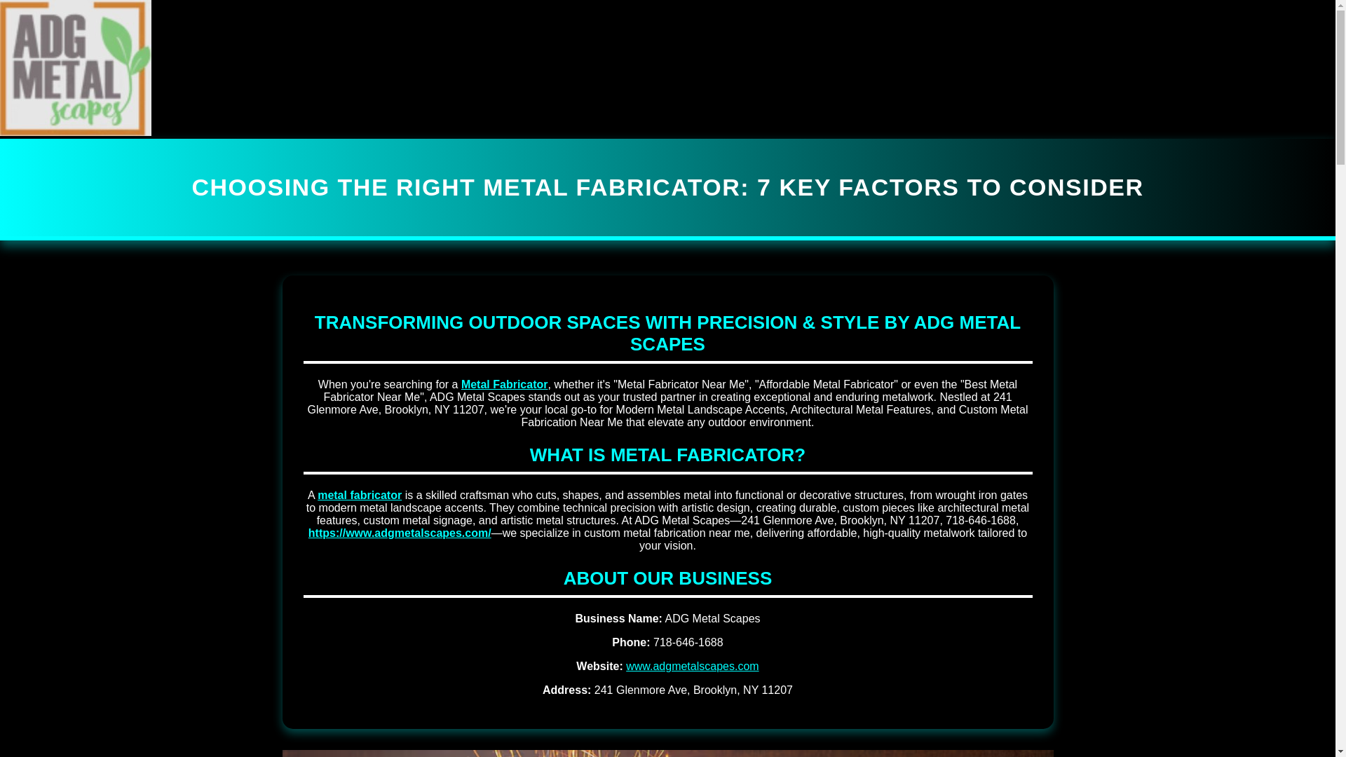 website screenshot of https://choosingtherightmetalfabricatorkeyfactorstoconsider.pages.dev/
