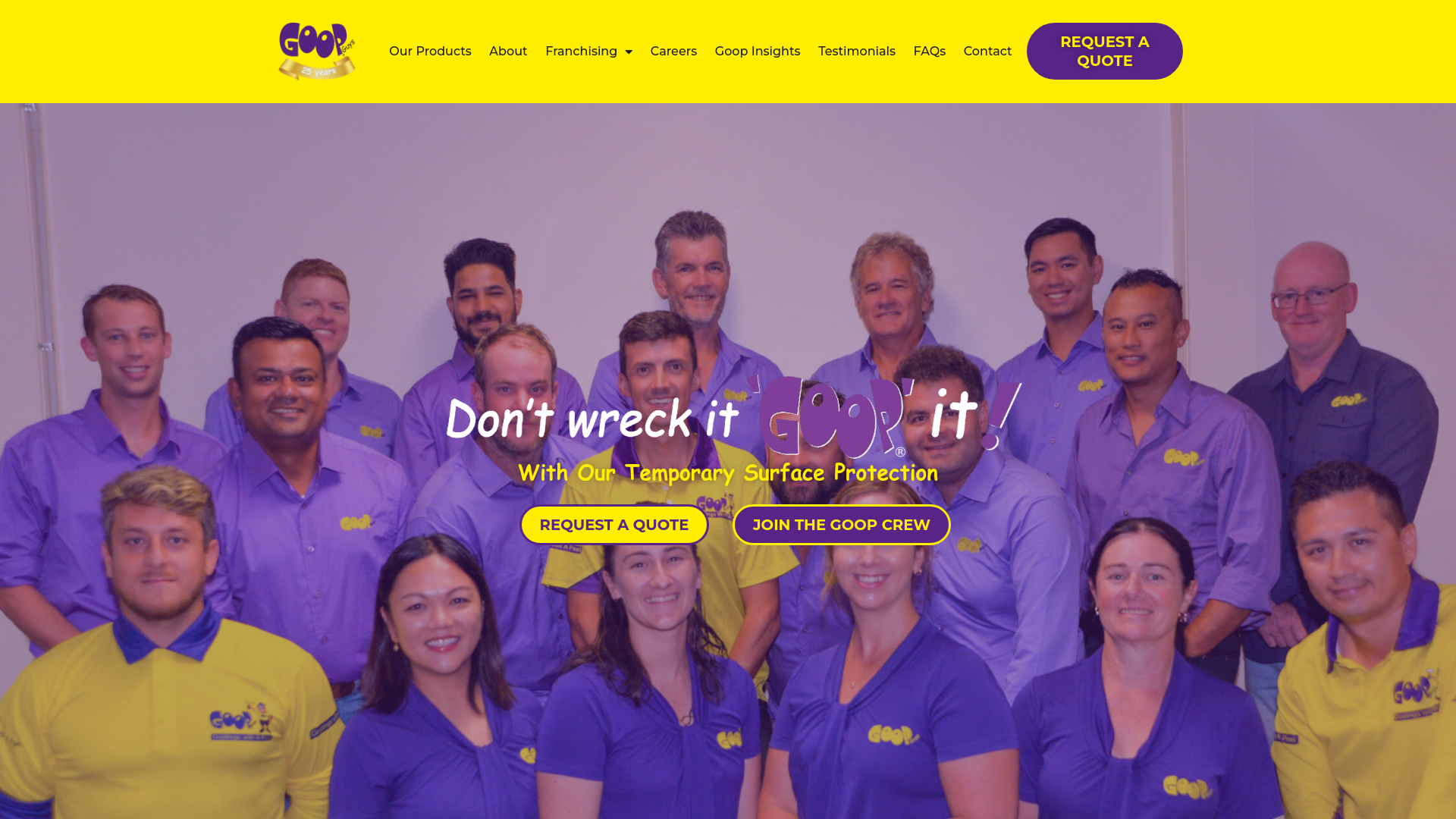 website screenshot of https://protectivecoatingsolutions.com.au