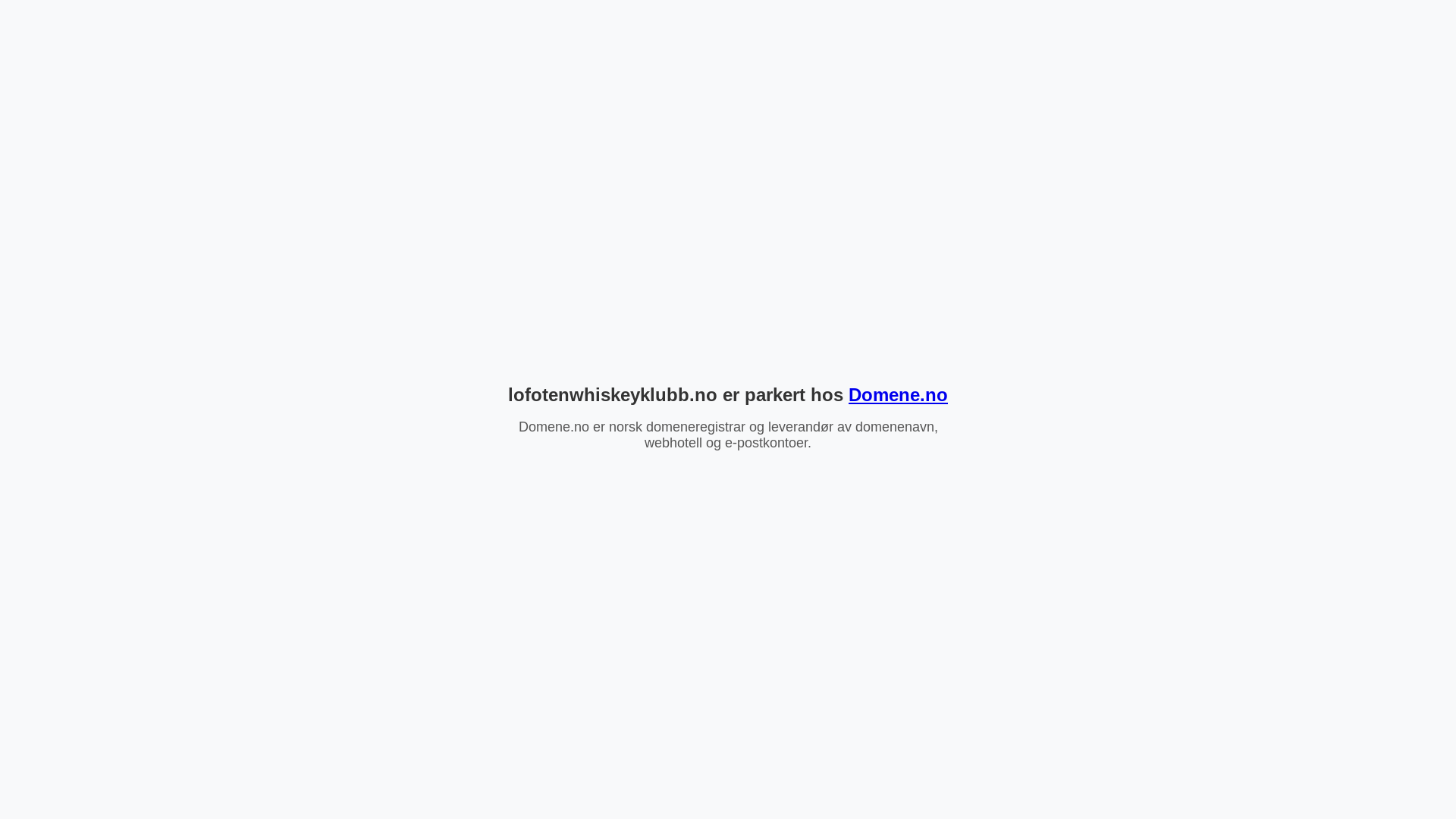 website screenshot of https://lofotenwhiskeyklubb.no/