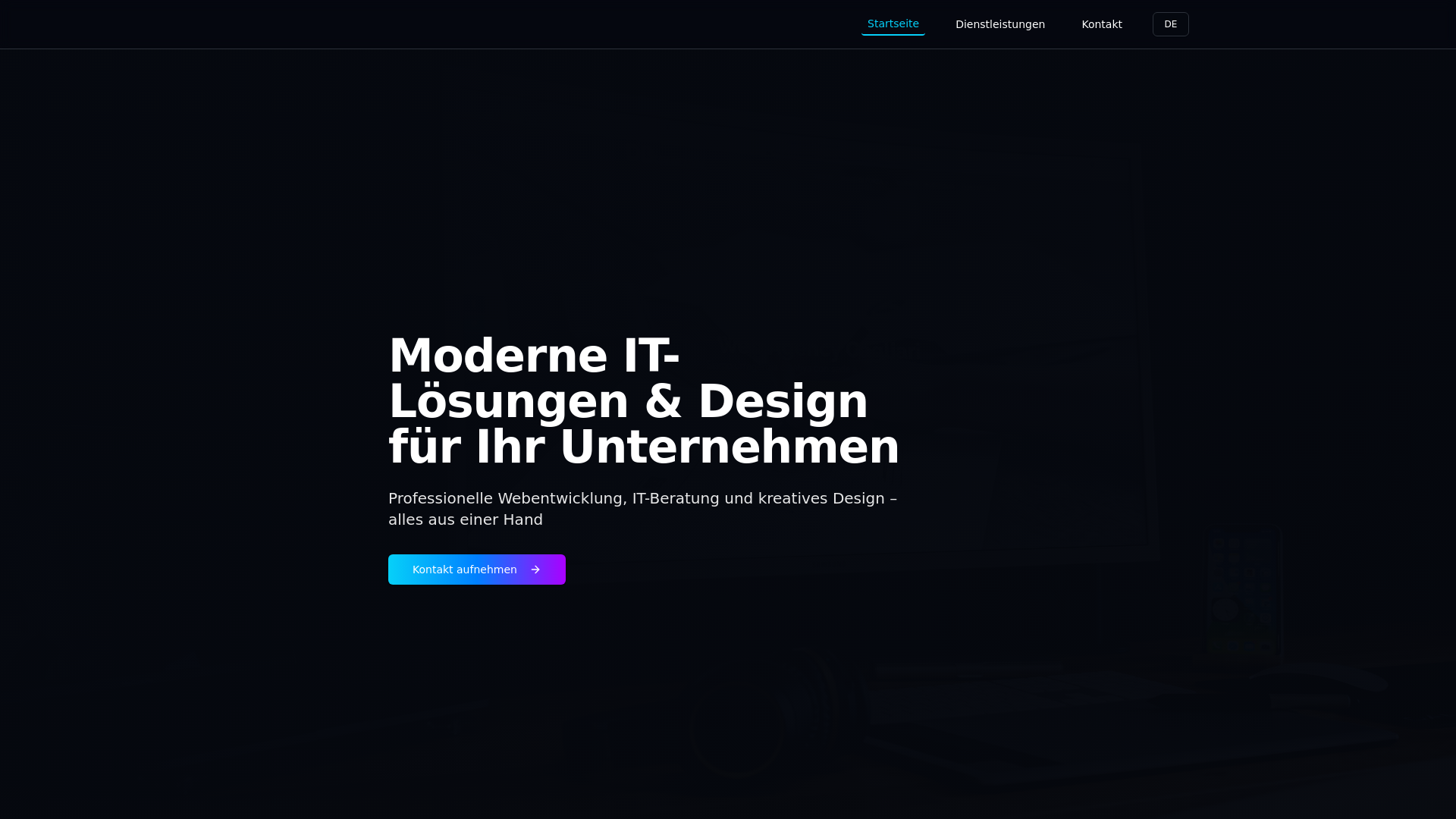 website screenshot of https://mmstack.de/