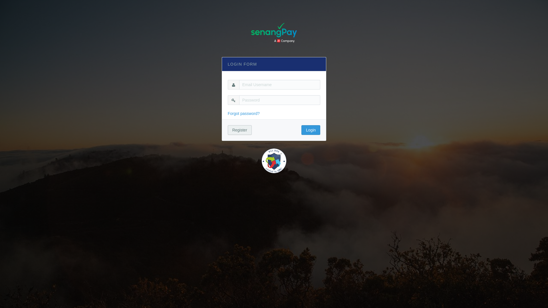 website screenshot of https://app.senangpay.my