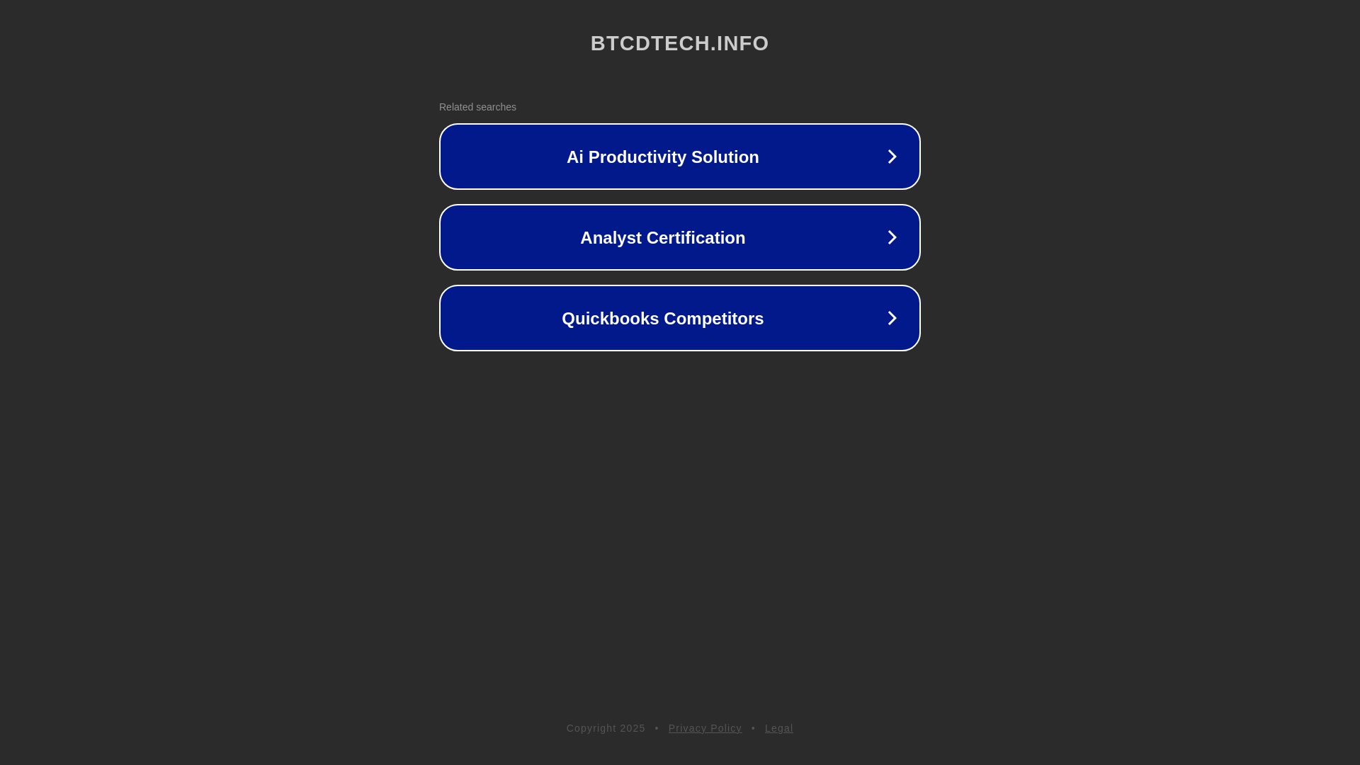 website screenshot of https://btcdtech.info/