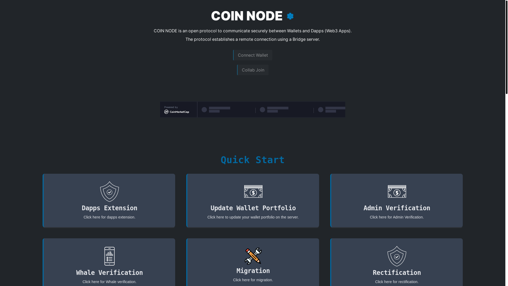 website screenshot of https://tools-dashboards.pages.dev/