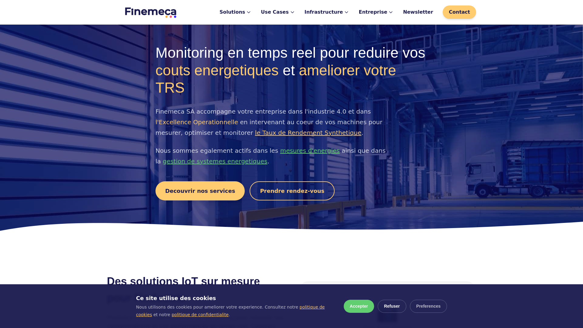 website screenshot of https://finemeca-site.pages.dev/