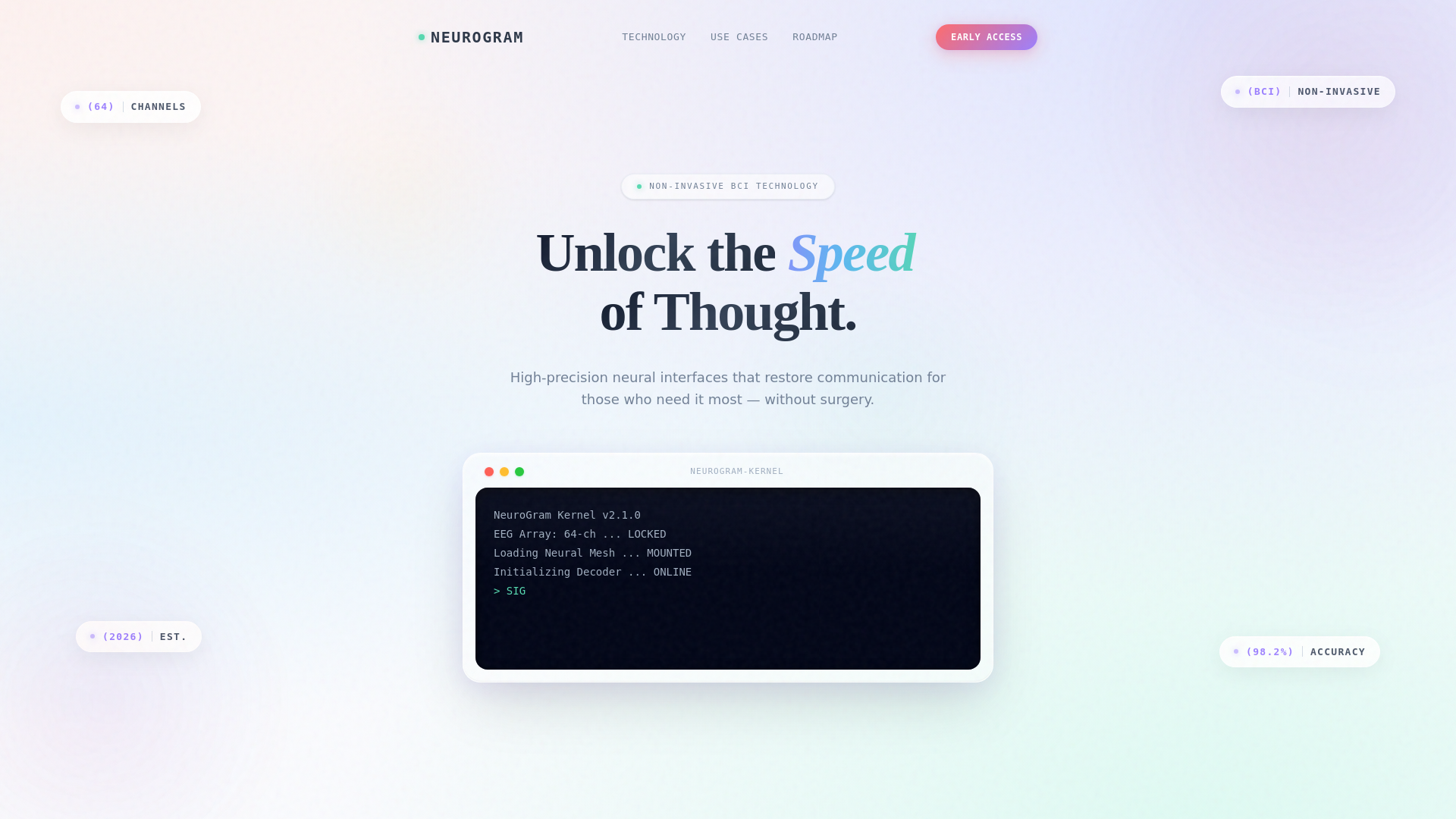 website screenshot of https://www.nglab.tech/