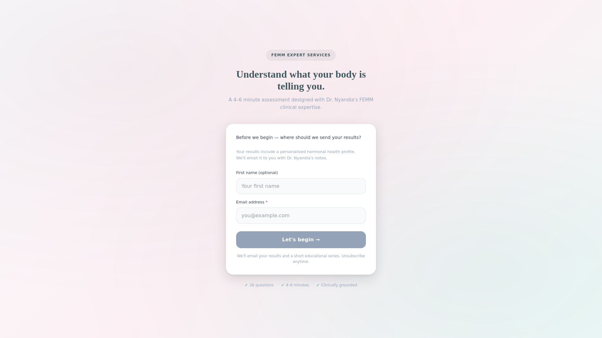 website screenshot of https://femm-quiz.pages.dev/