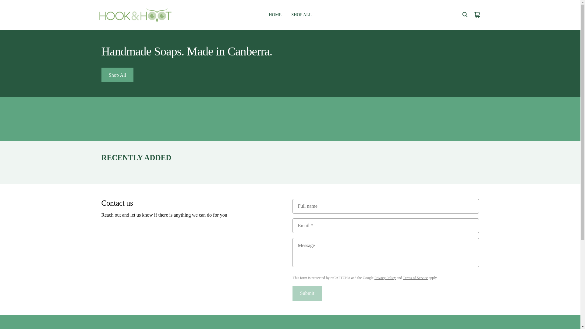 website screenshot of https://hookandhoot.online/