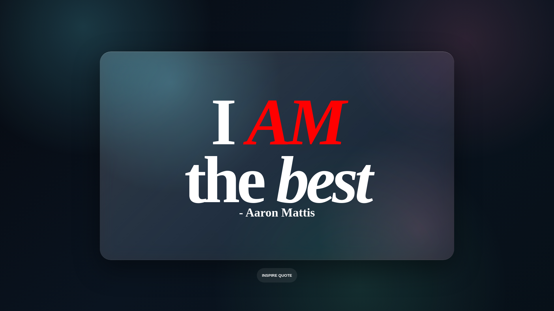 website screenshot of https://aaronmattis.com/