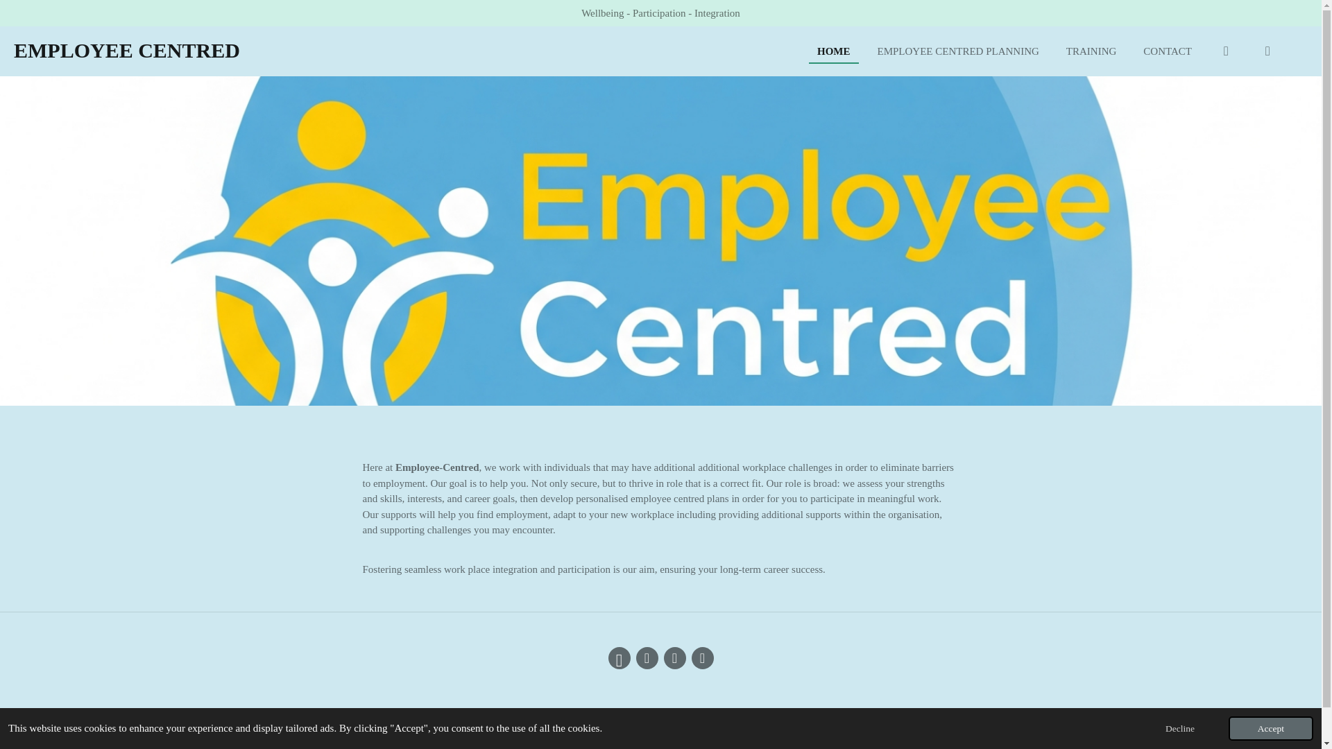 website screenshot of https://employee-centred.com/