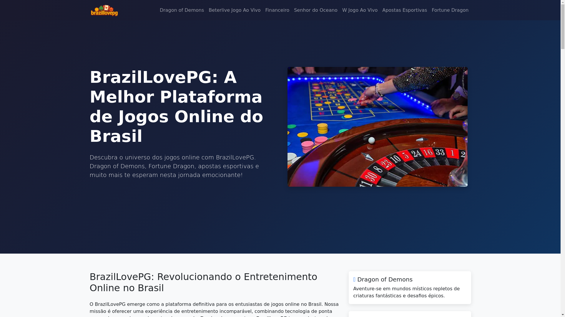 website screenshot of https://brazillovepg7.com/
